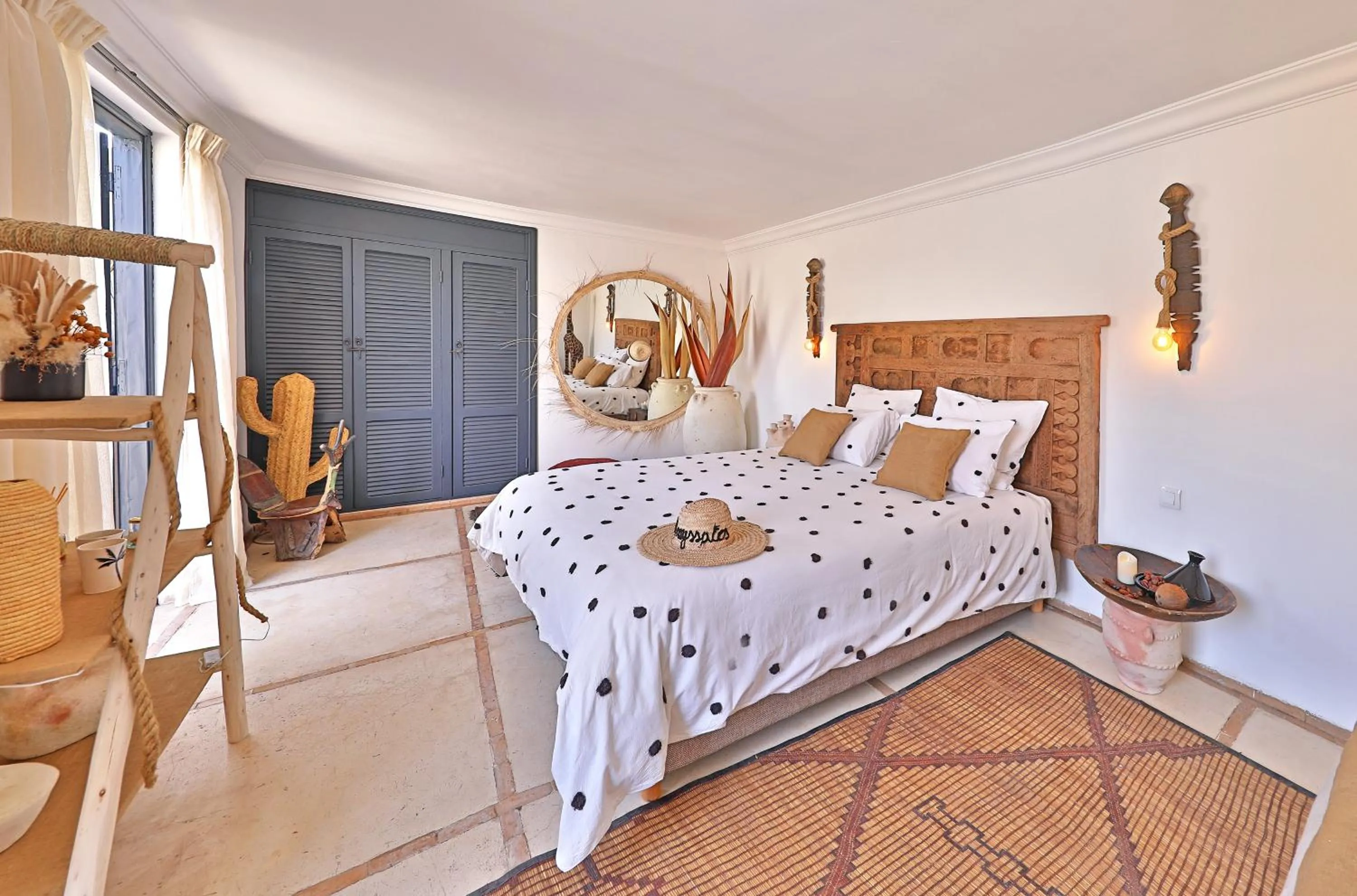 Garden view, Bed in Riad Anyssates