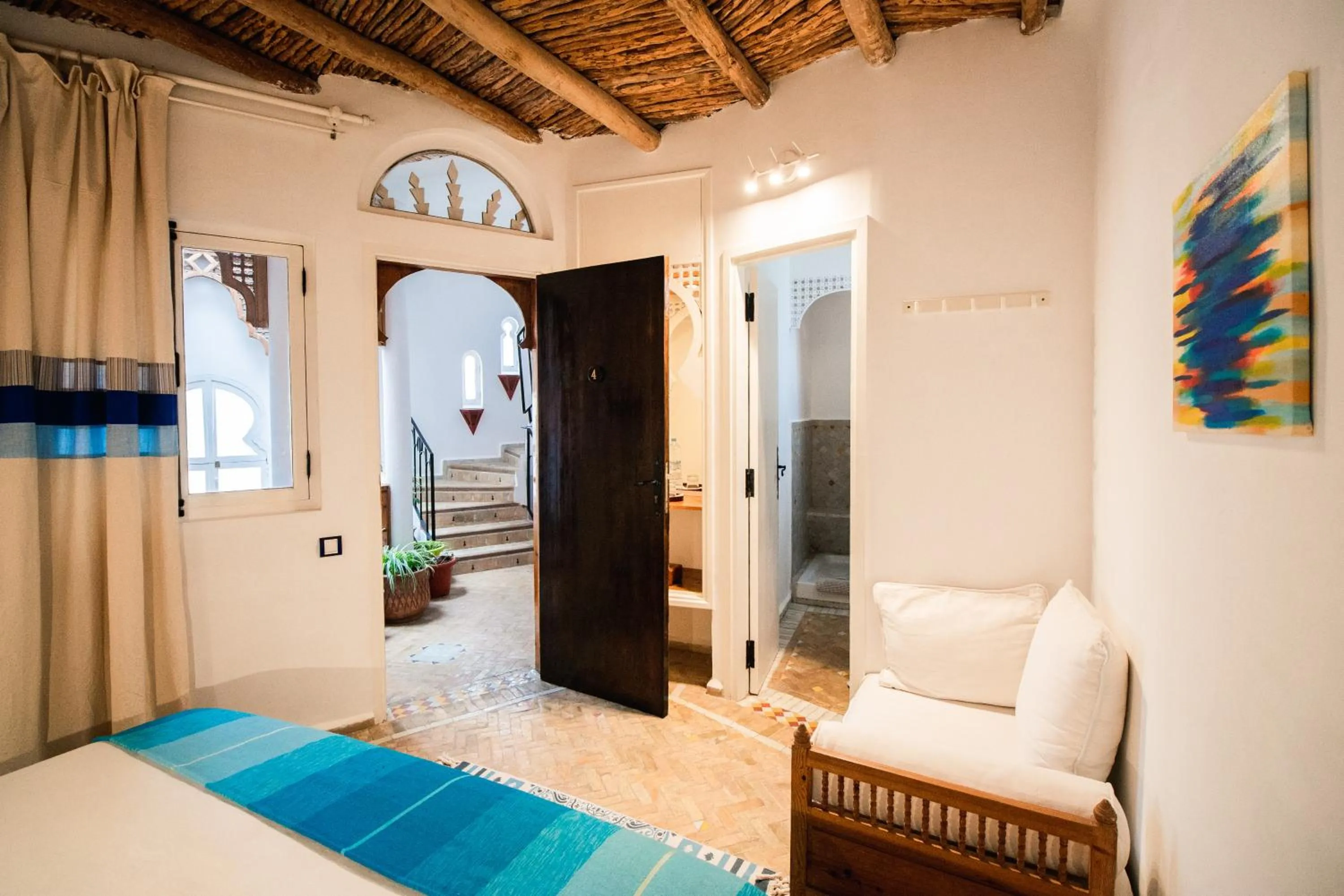 Photo of the whole room, Bed in Dar Liouba Hotel