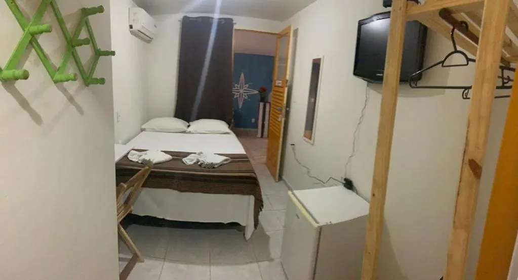 Bed in Pousada Maceio Praia