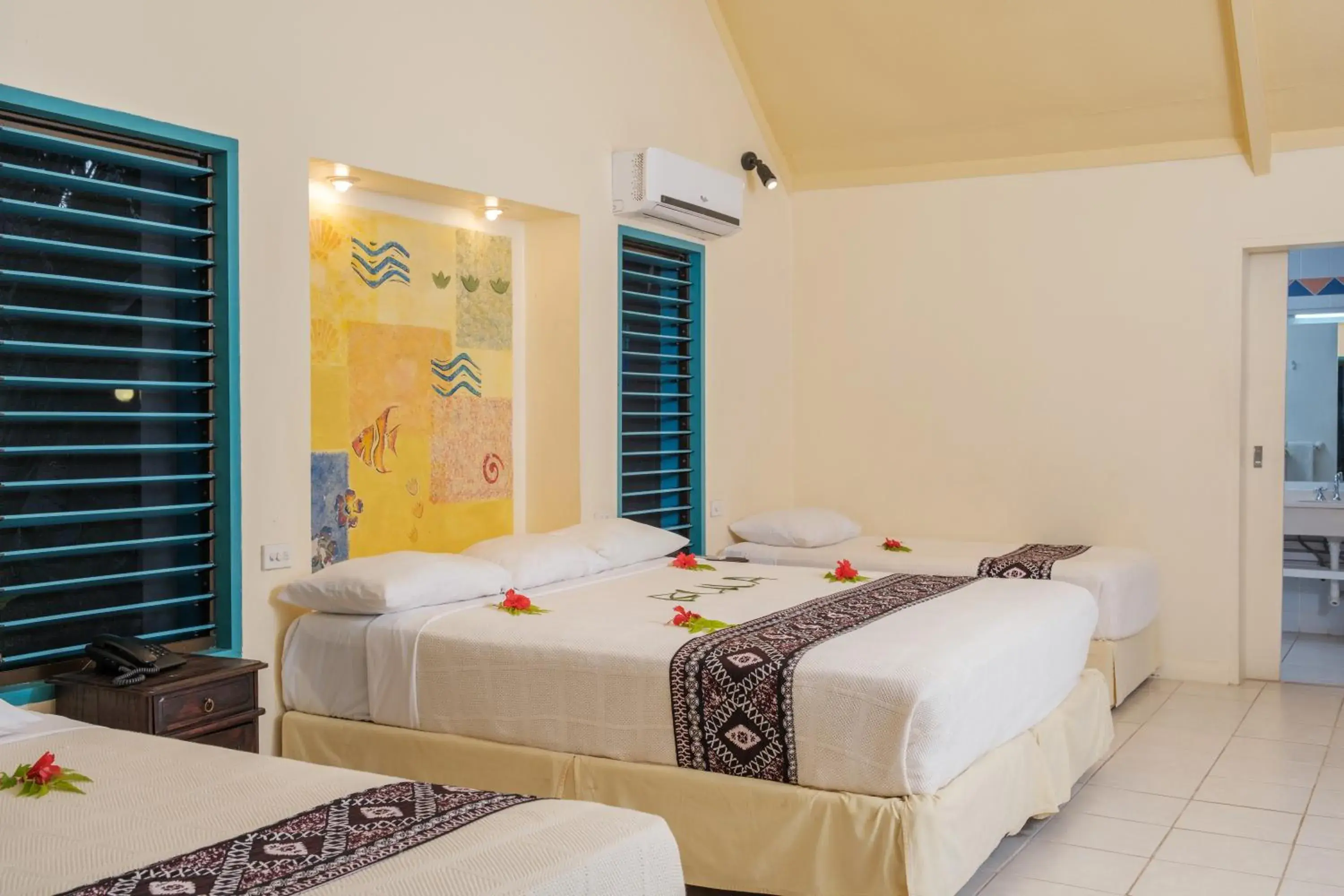 Bed in Fiji Hideaway Resort & Spa Bed in Fiji Hideaway Resort & Spa