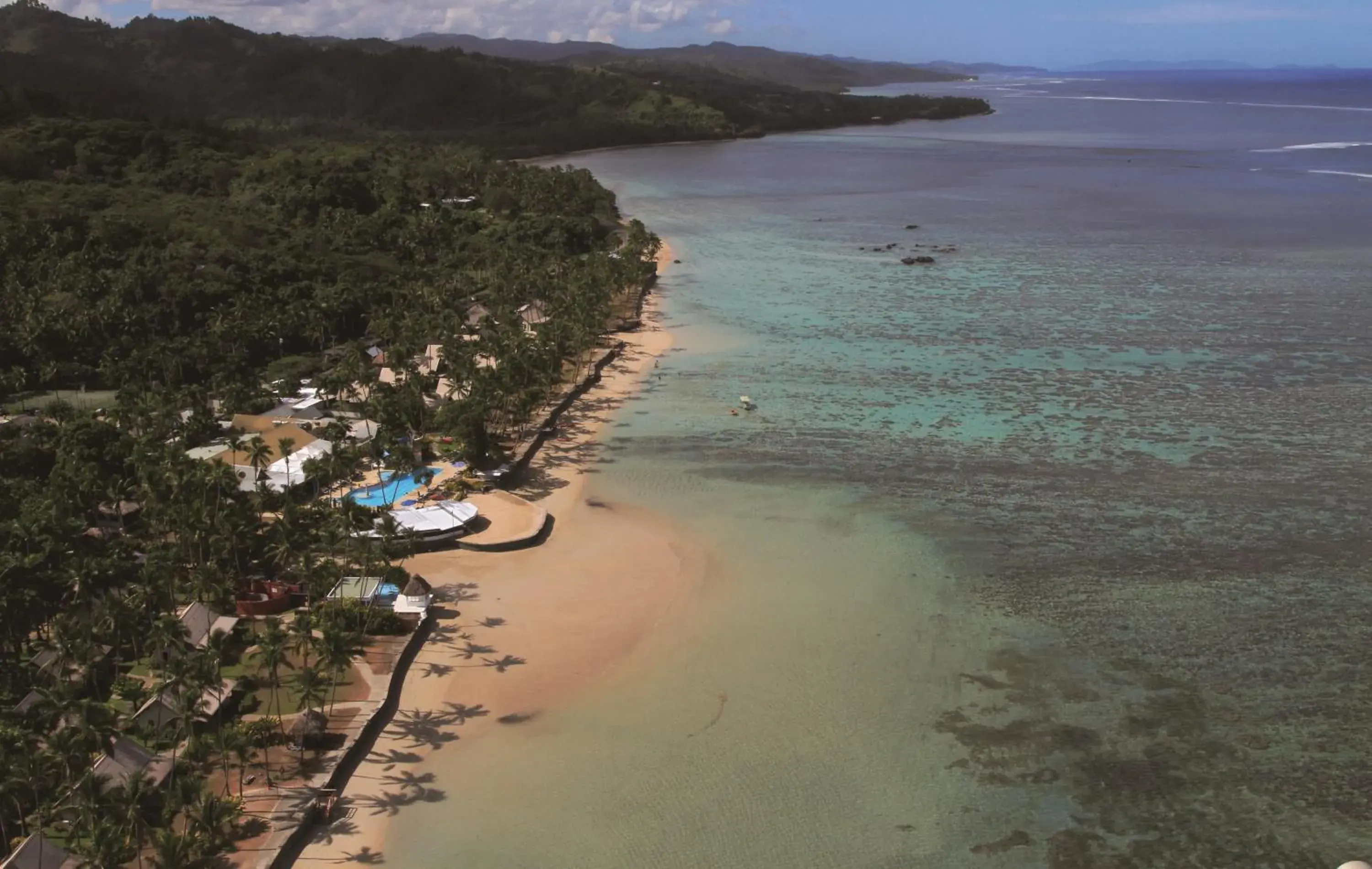 Bird's eye view in Fiji Hideaway Resort & Spa Bird's eye view in Fiji Hideaway Resort & Spa