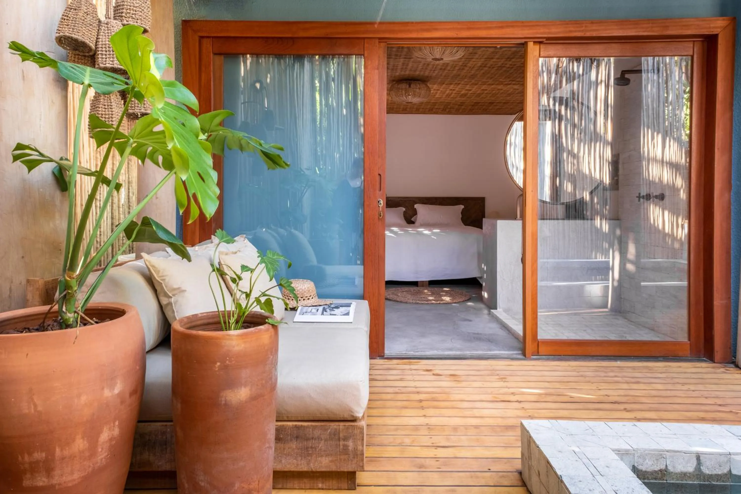 Bed in Pousada Hayo Pé na Areia