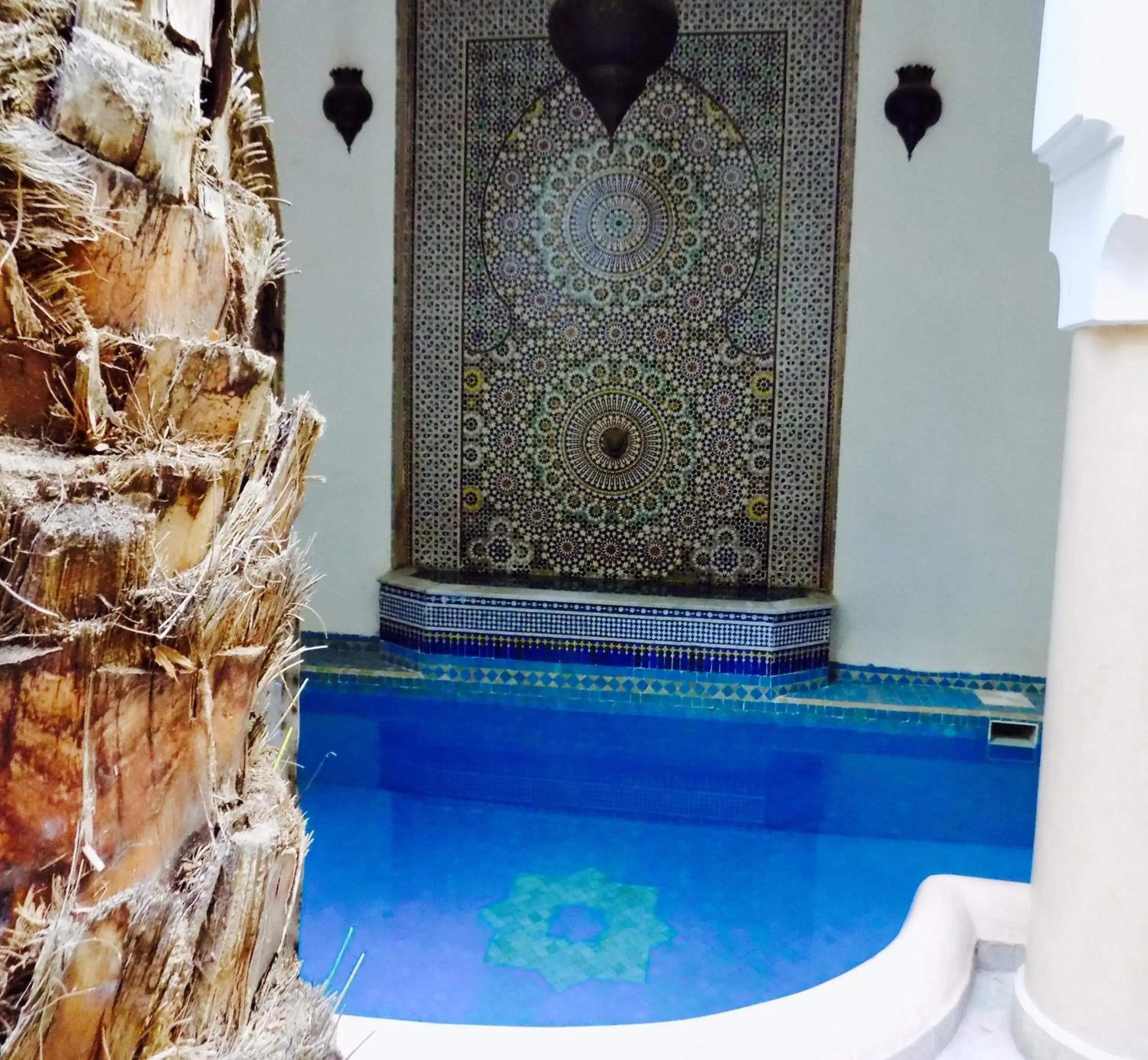 Swimming pool in Riad Les Trois Palmiers El Bacha Swimming pool in Riad Les Trois Palmiers El Bacha