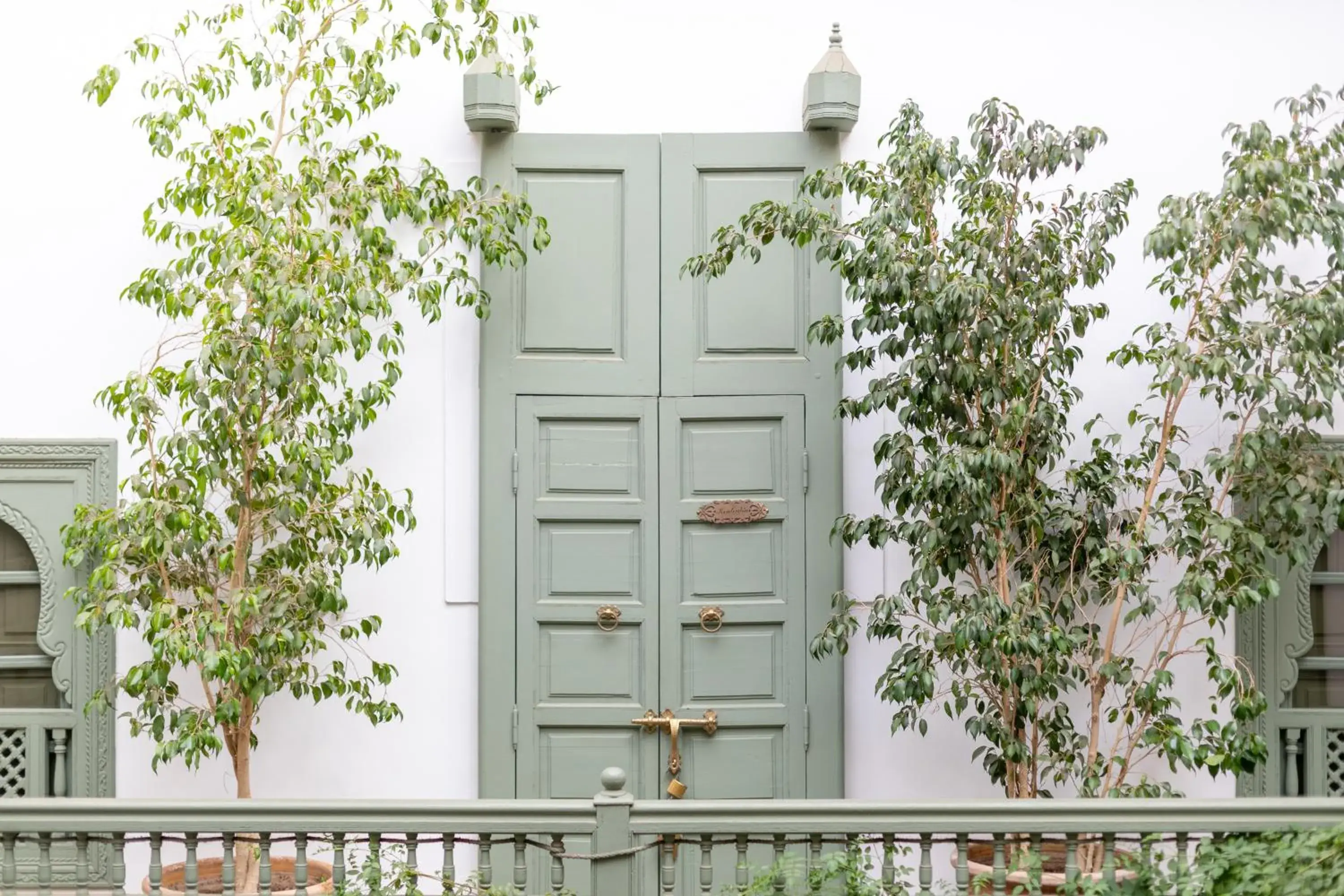 Property building in Riad Les Trois Palmiers El Bacha Property building in Riad Les Trois Palmiers El Bacha