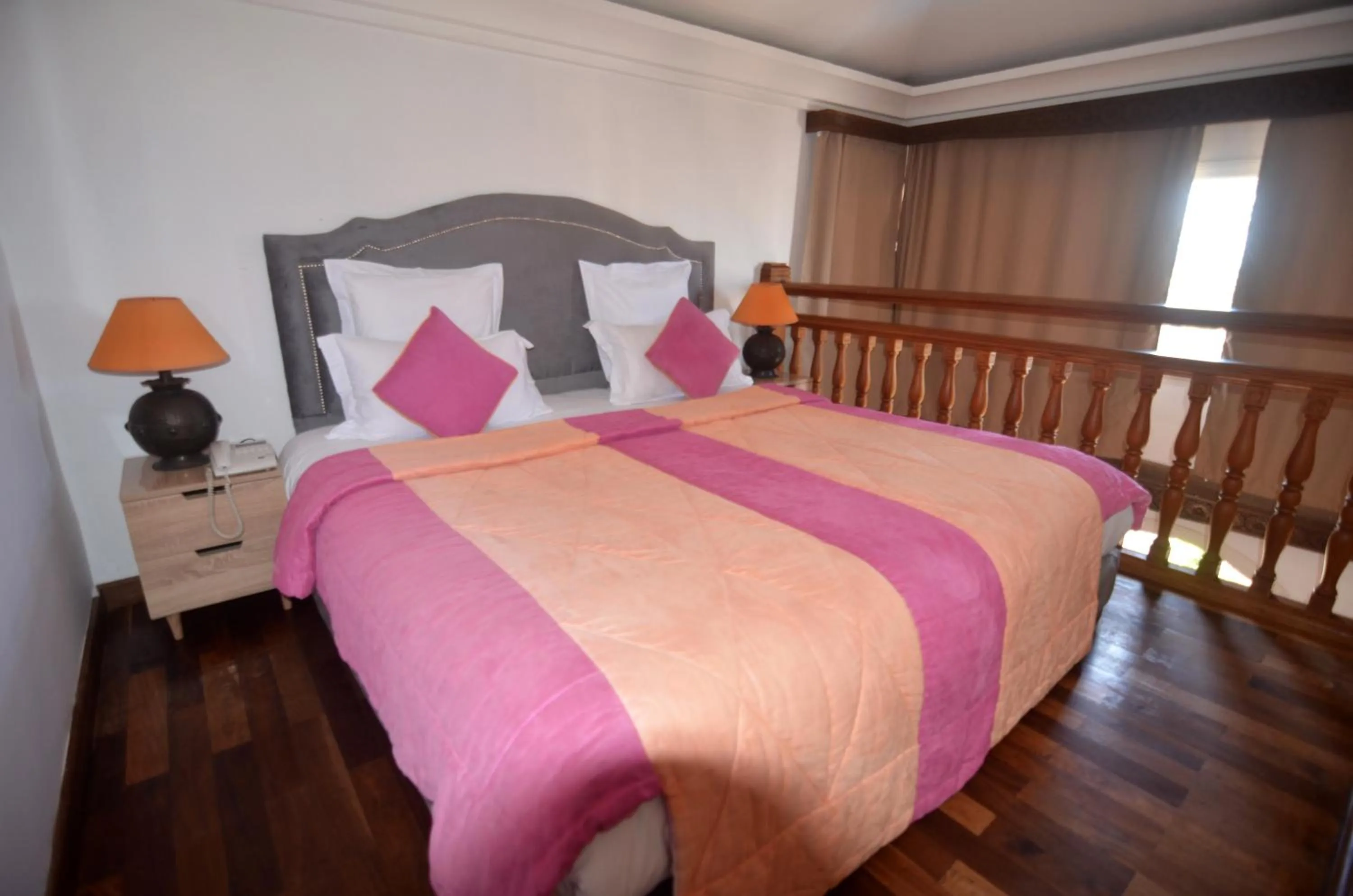 Bed in Hôtel Océan Vagabond