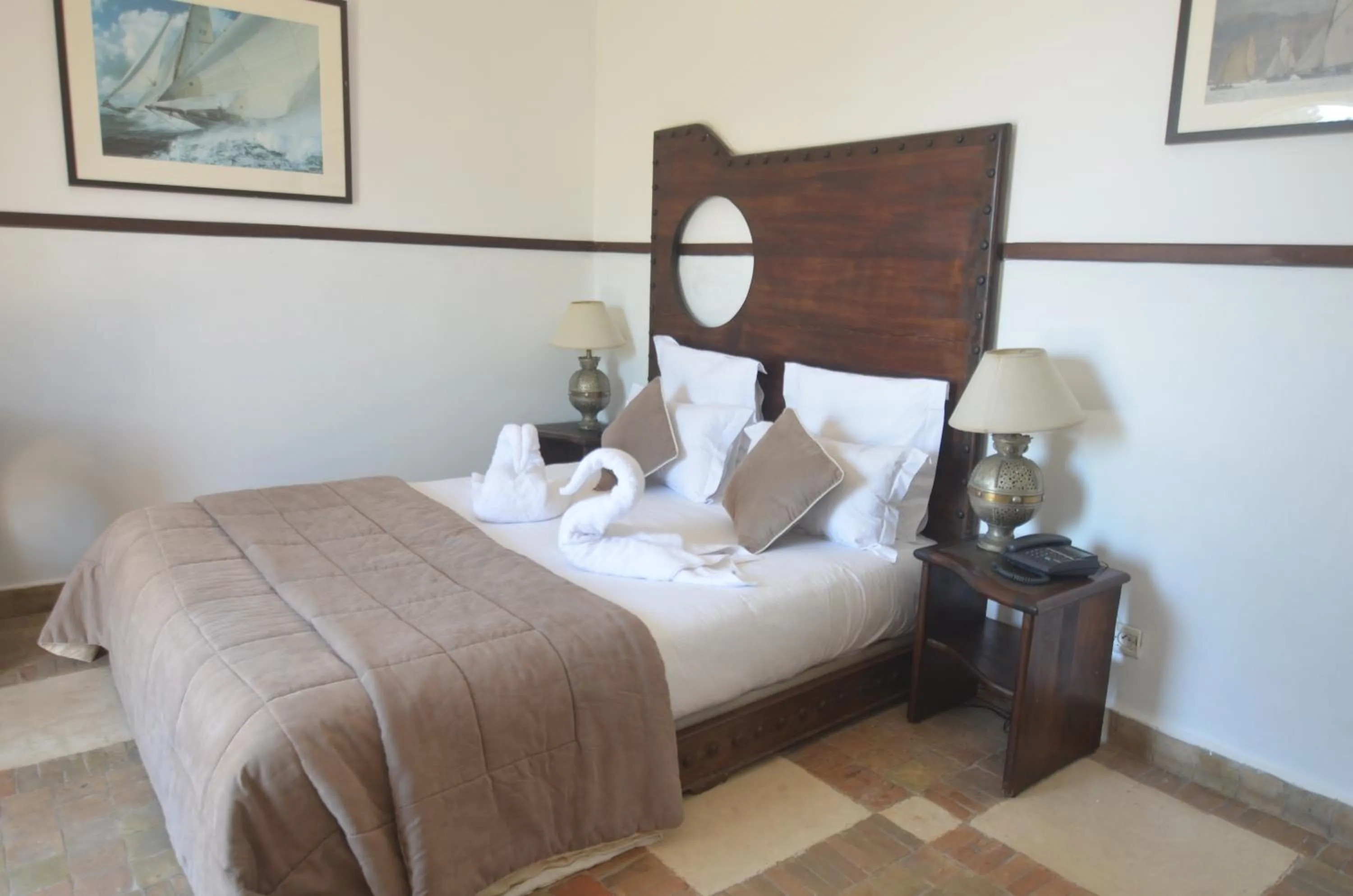 Bed in Hôtel Océan Vagabond