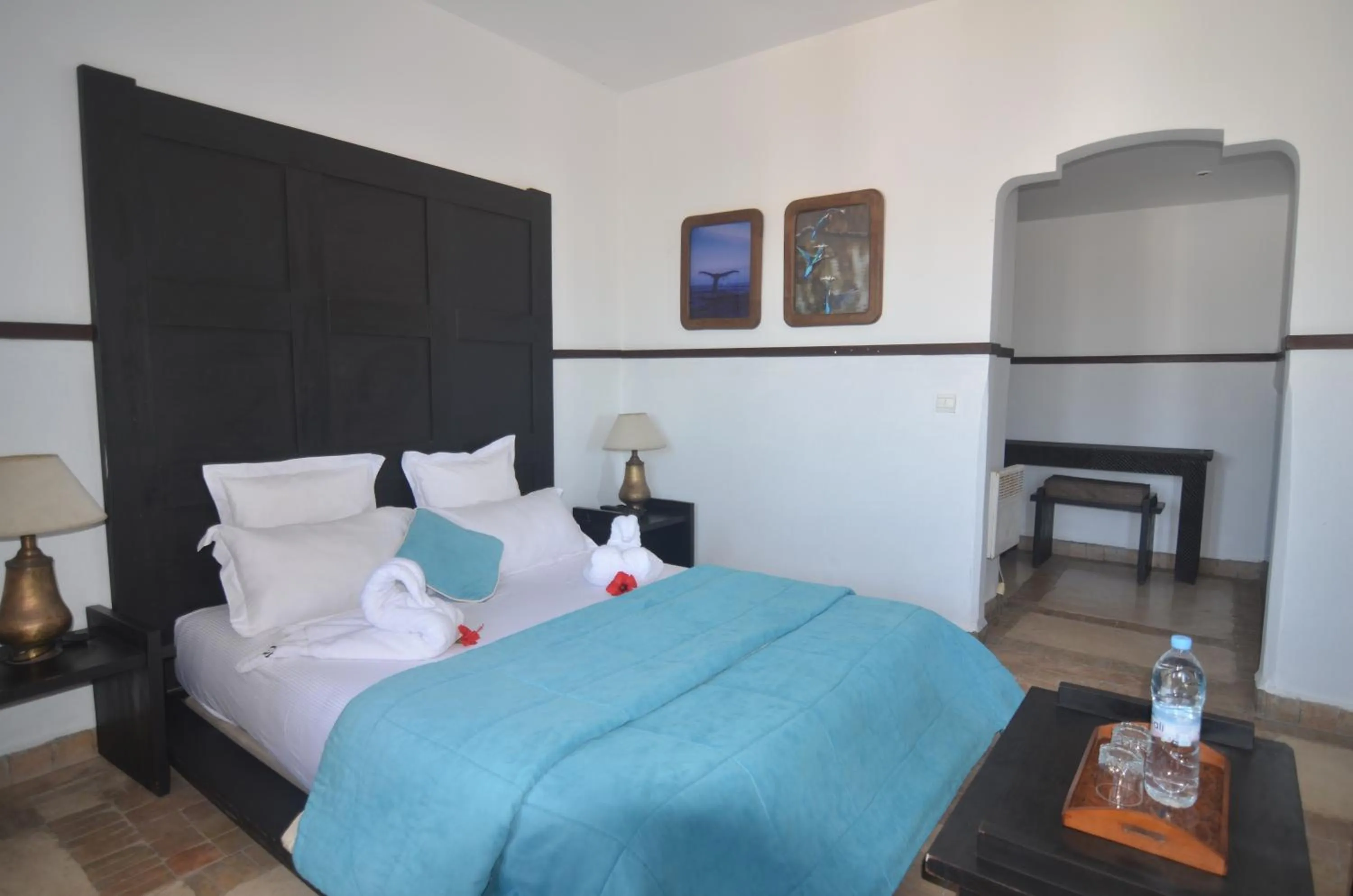 Bed in Hôtel Océan Vagabond