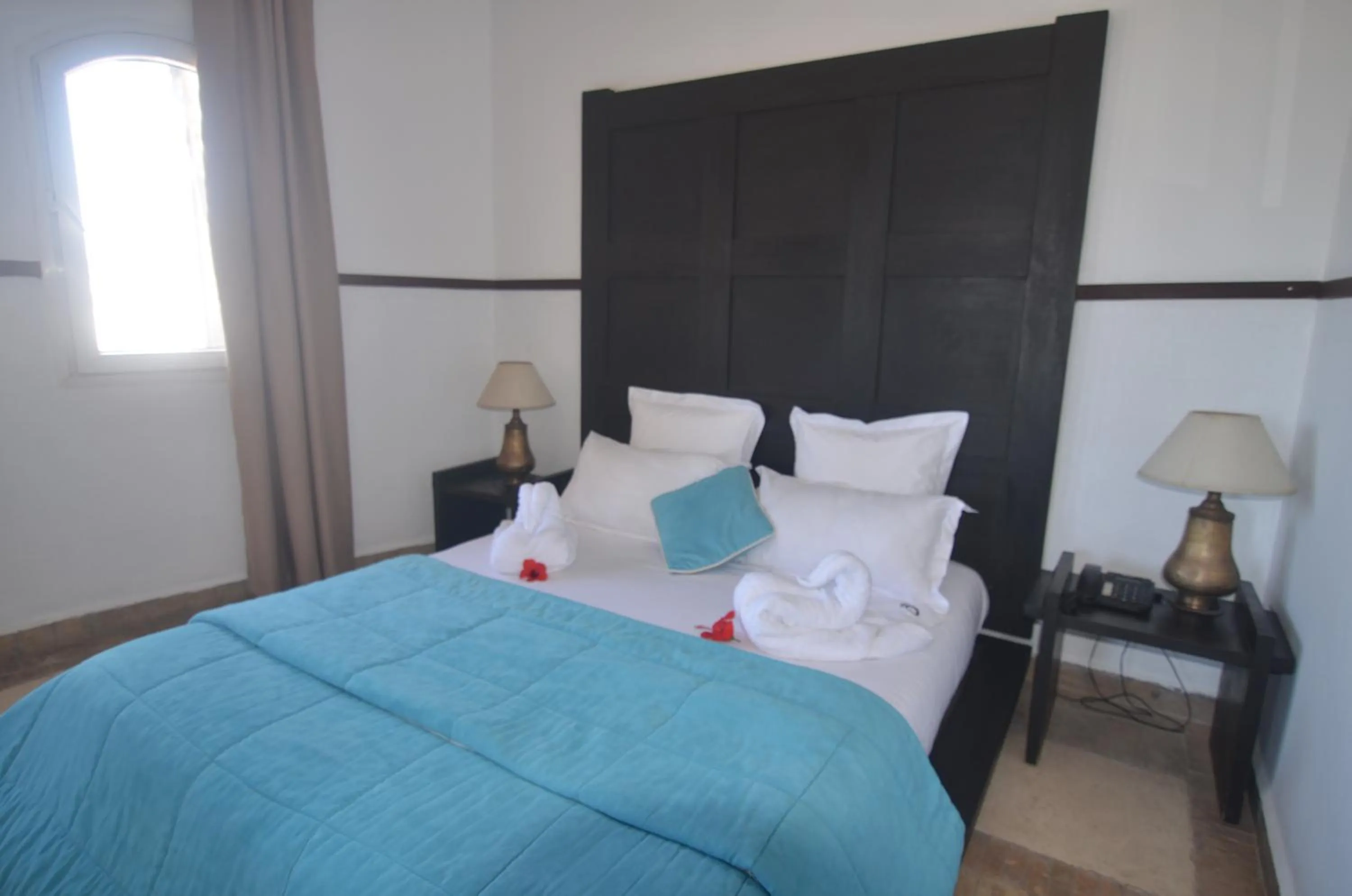 Bed in Hôtel Océan Vagabond