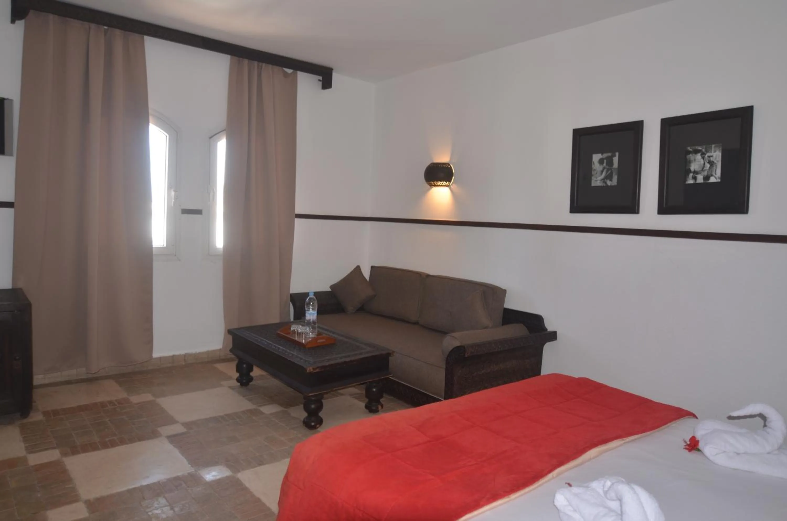 Bed in Hôtel Océan Vagabond