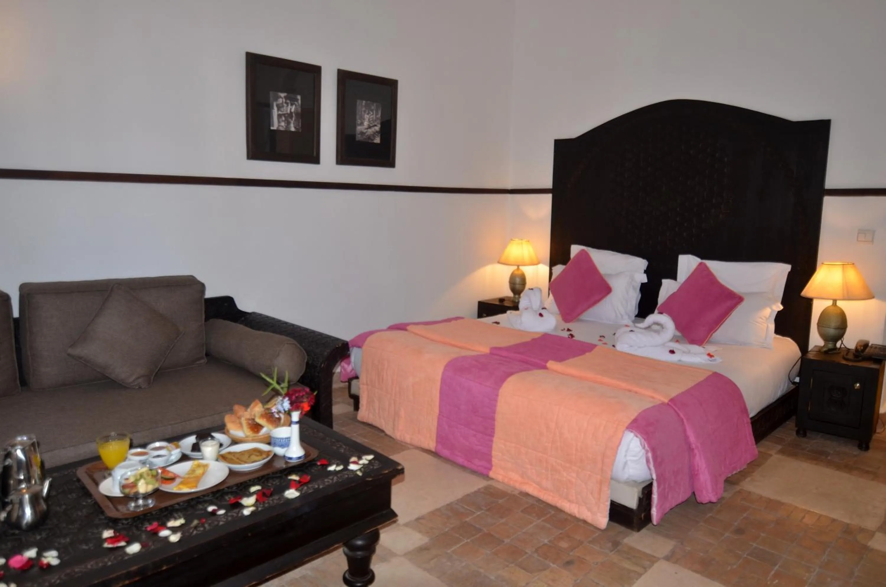 Bed in Hôtel Océan Vagabond