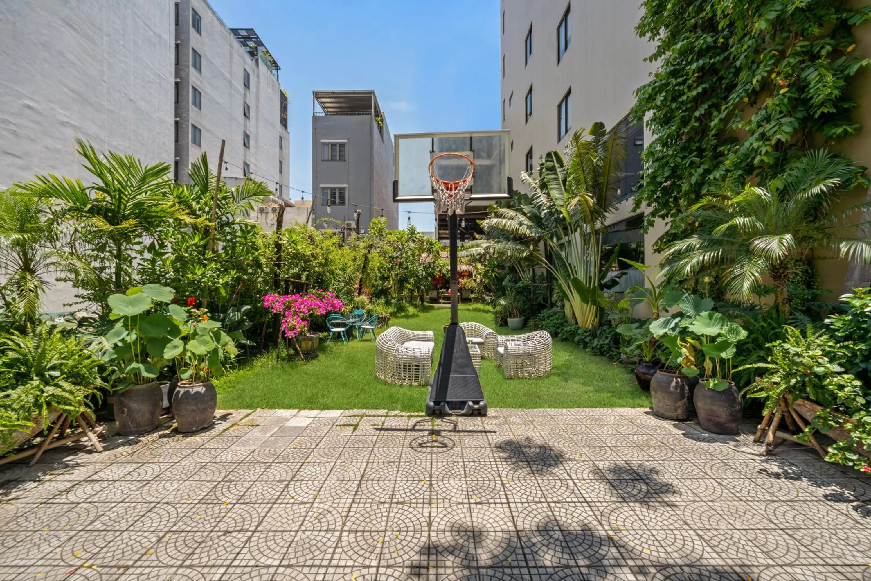 Garden view in Tashi Ocean Garden & Apartment Da Nang - My Khe Beach