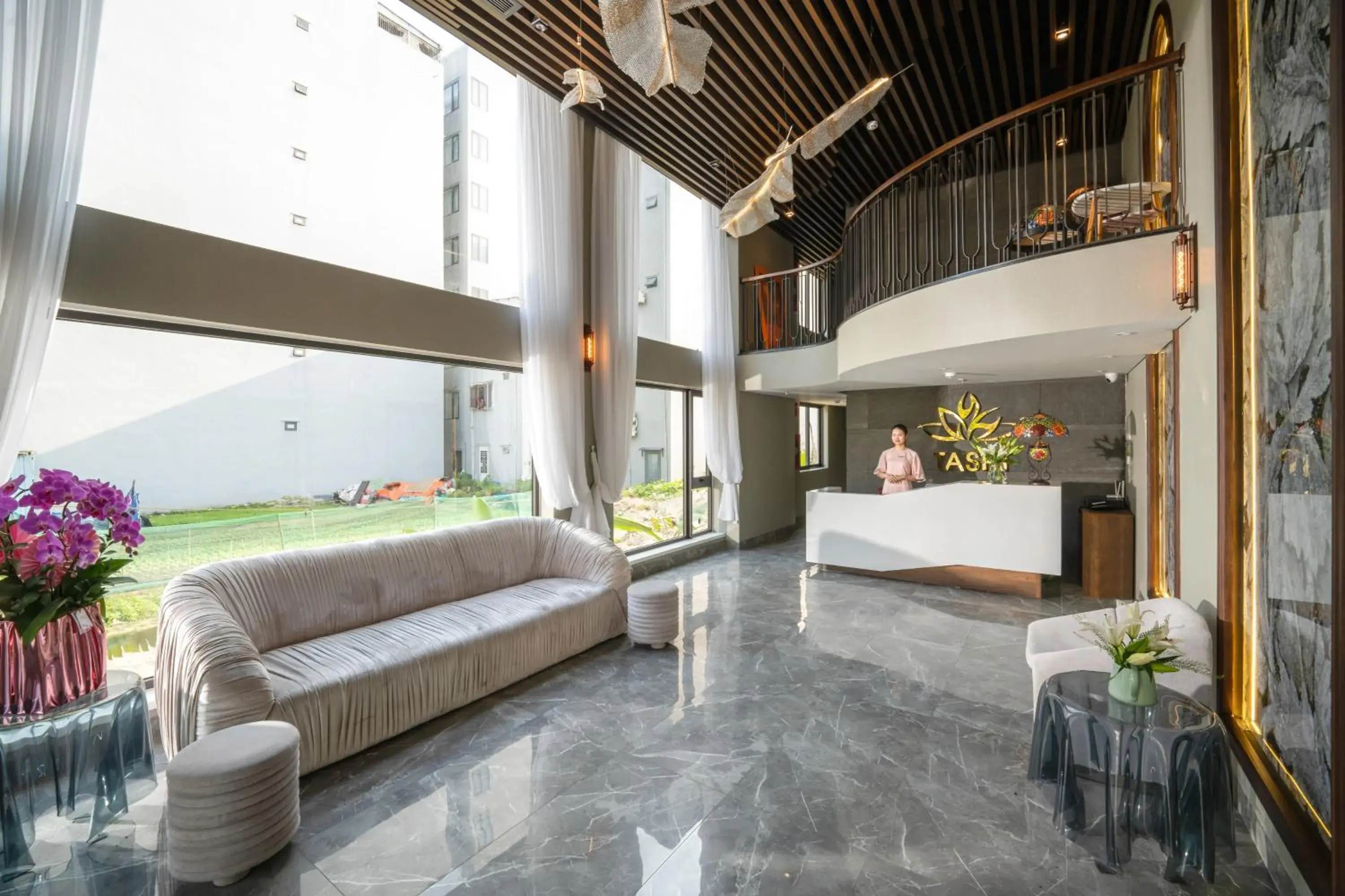 Lobby or reception in Tashi Ocean Garden & Apartment Da Nang - My Khe Beach Lobby or reception in Tashi Ocean Garden & Apartment Da Nang - My Khe Beach