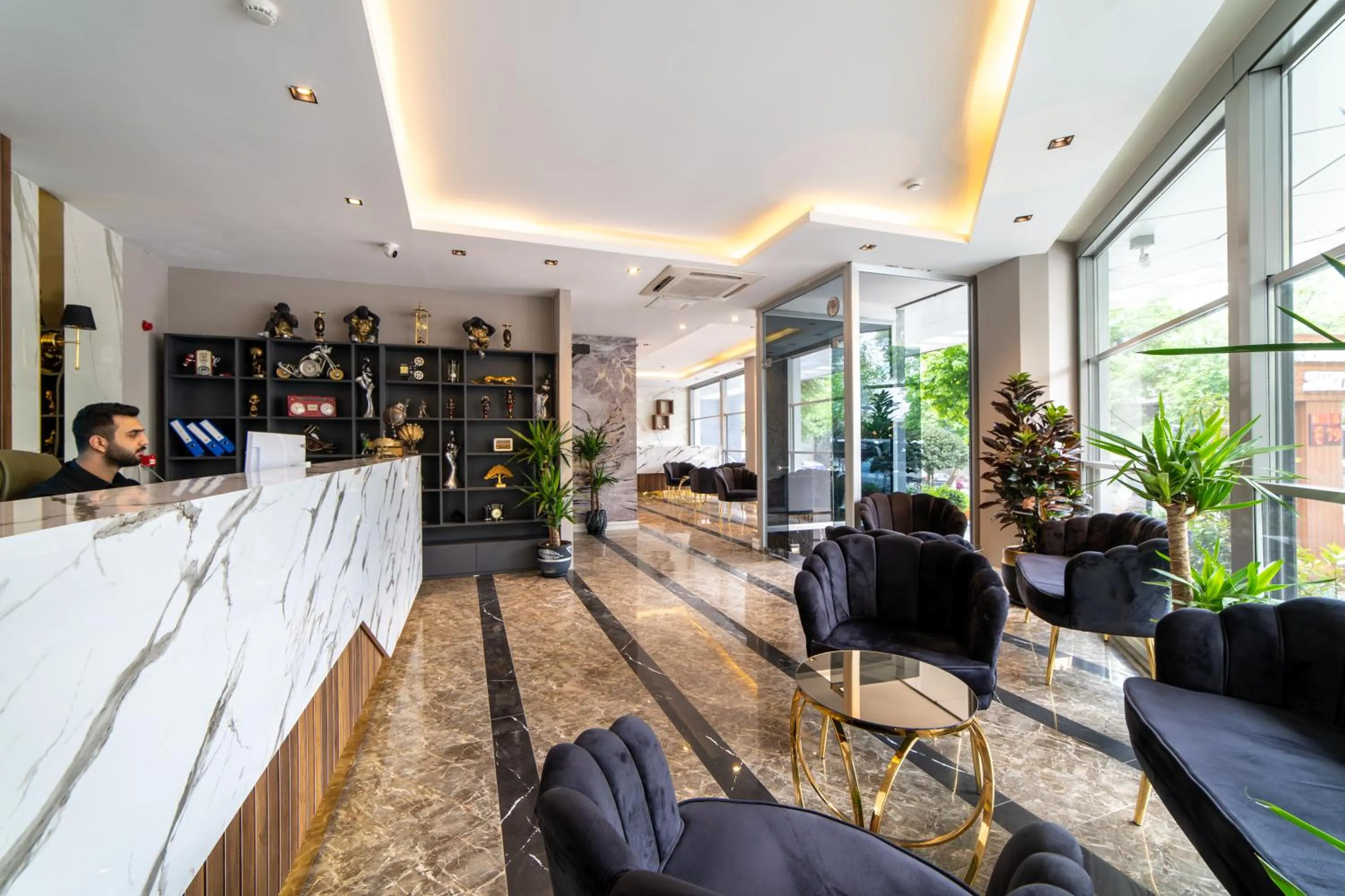 Lobby or reception in Garden Room Suit Hotel