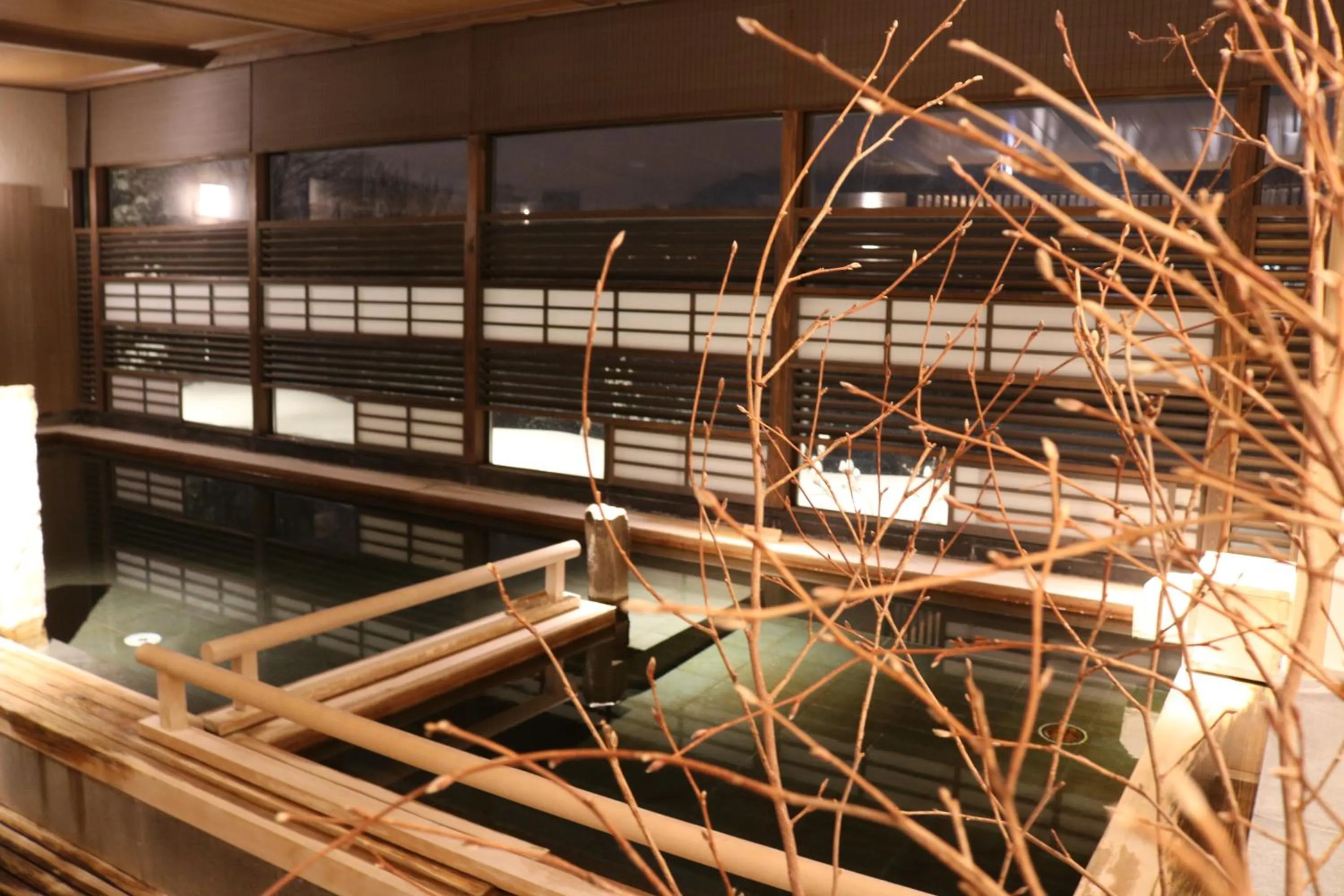 Hot Spring Bath in Jozankei Onsen Yurakusoan