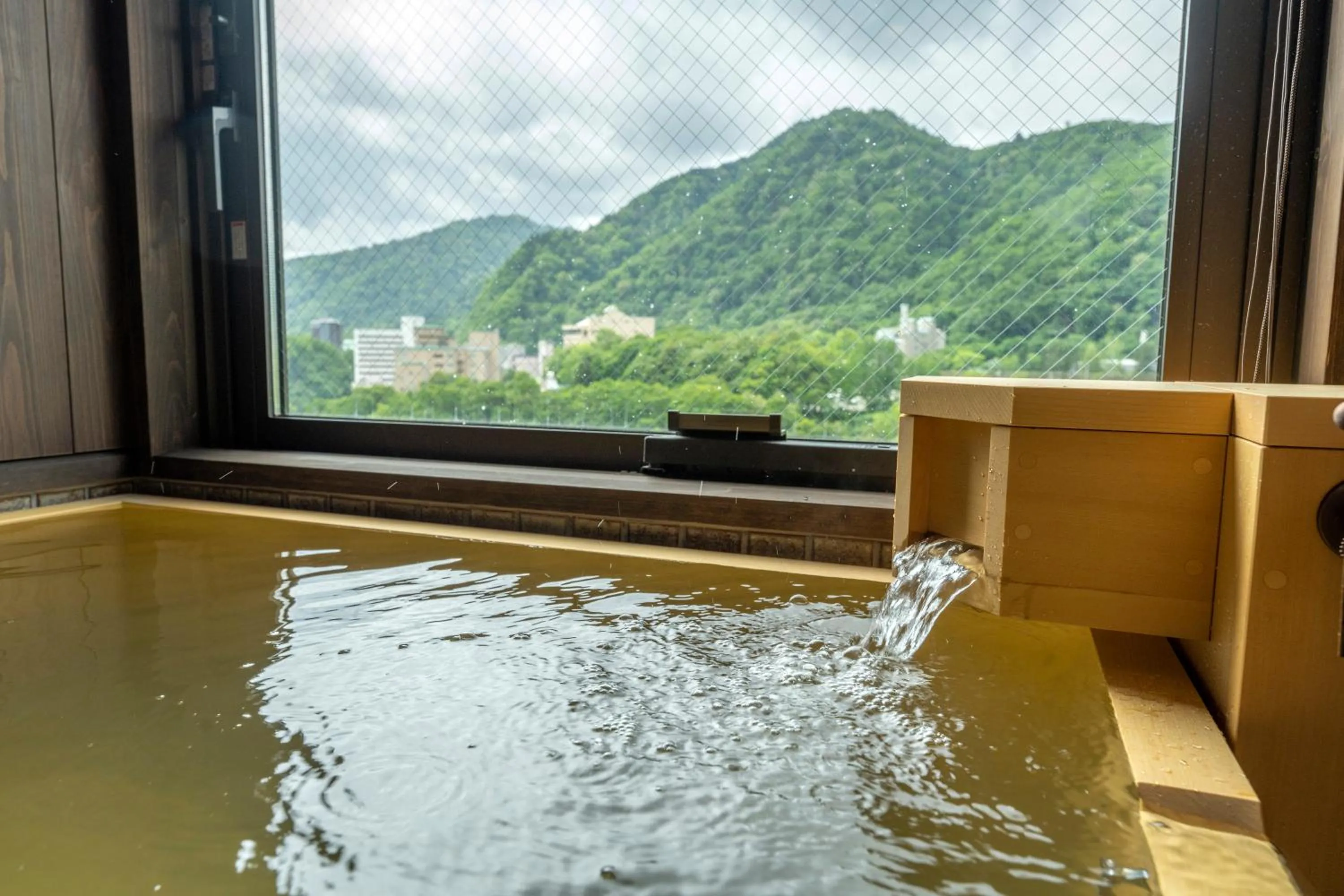 Natural landscape in Jozankei Onsen Yurakusoan