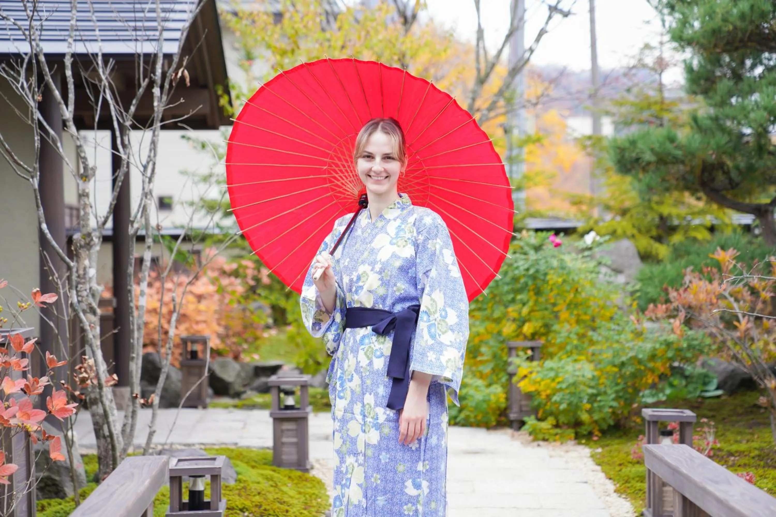 Property building in Jozankei Onsen Yurakusoan