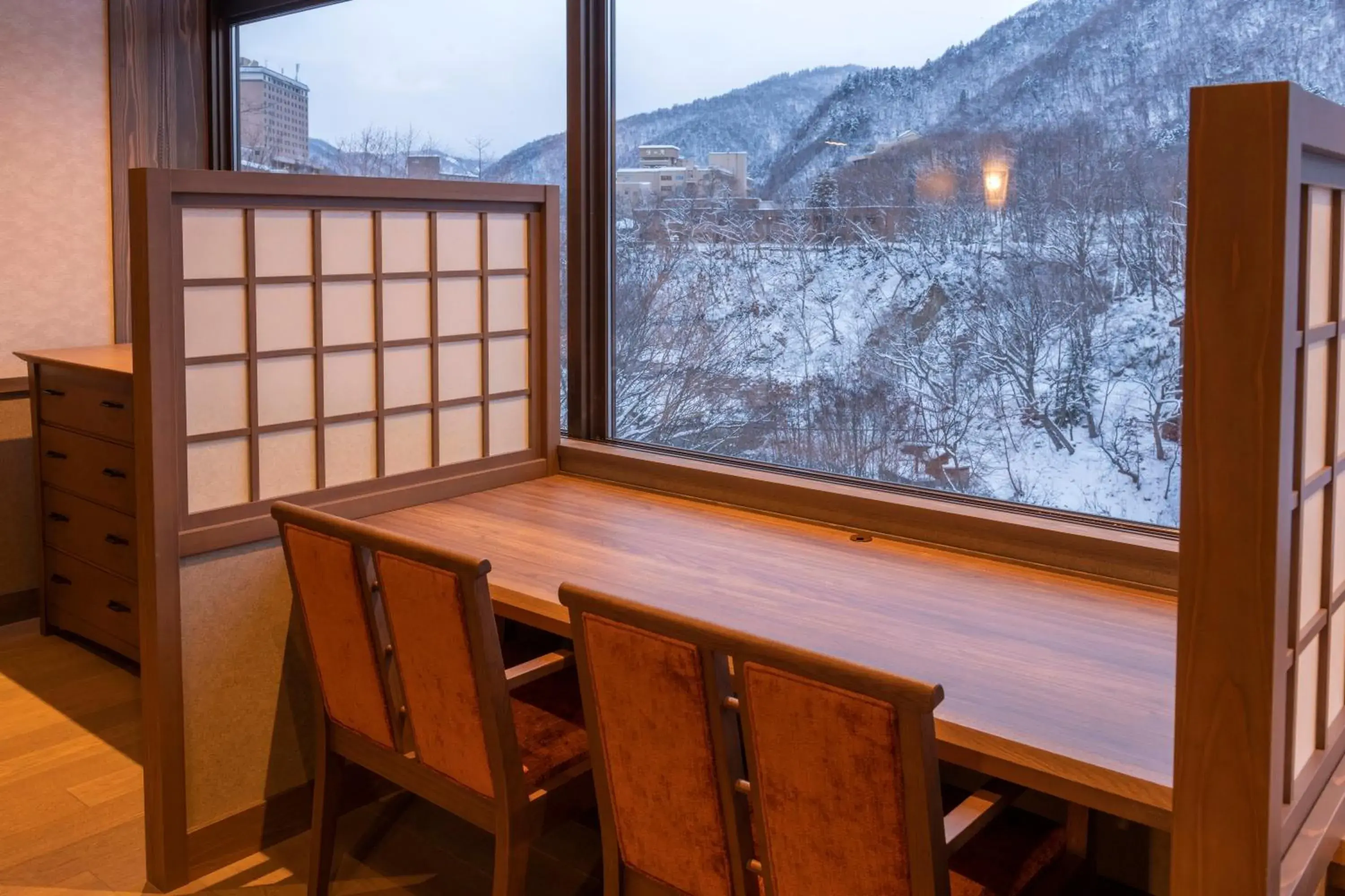 Restaurant/places to eat in Jozankei Onsen Yurakusoan Restaurant/places to eat in Jozankei Onsen Yurakusoan