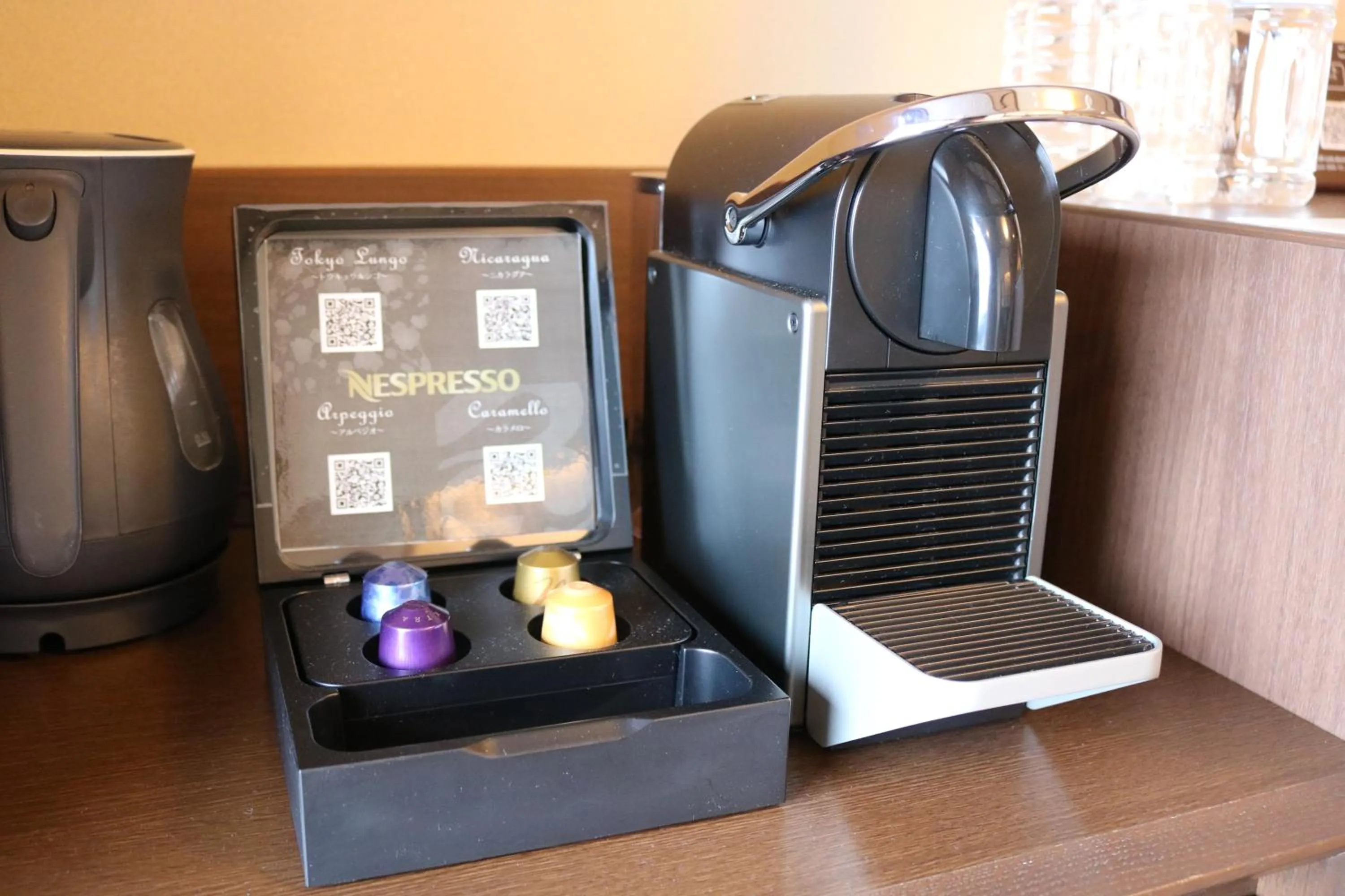 Coffee/tea facilities in Jozankei Onsen Yurakusoan