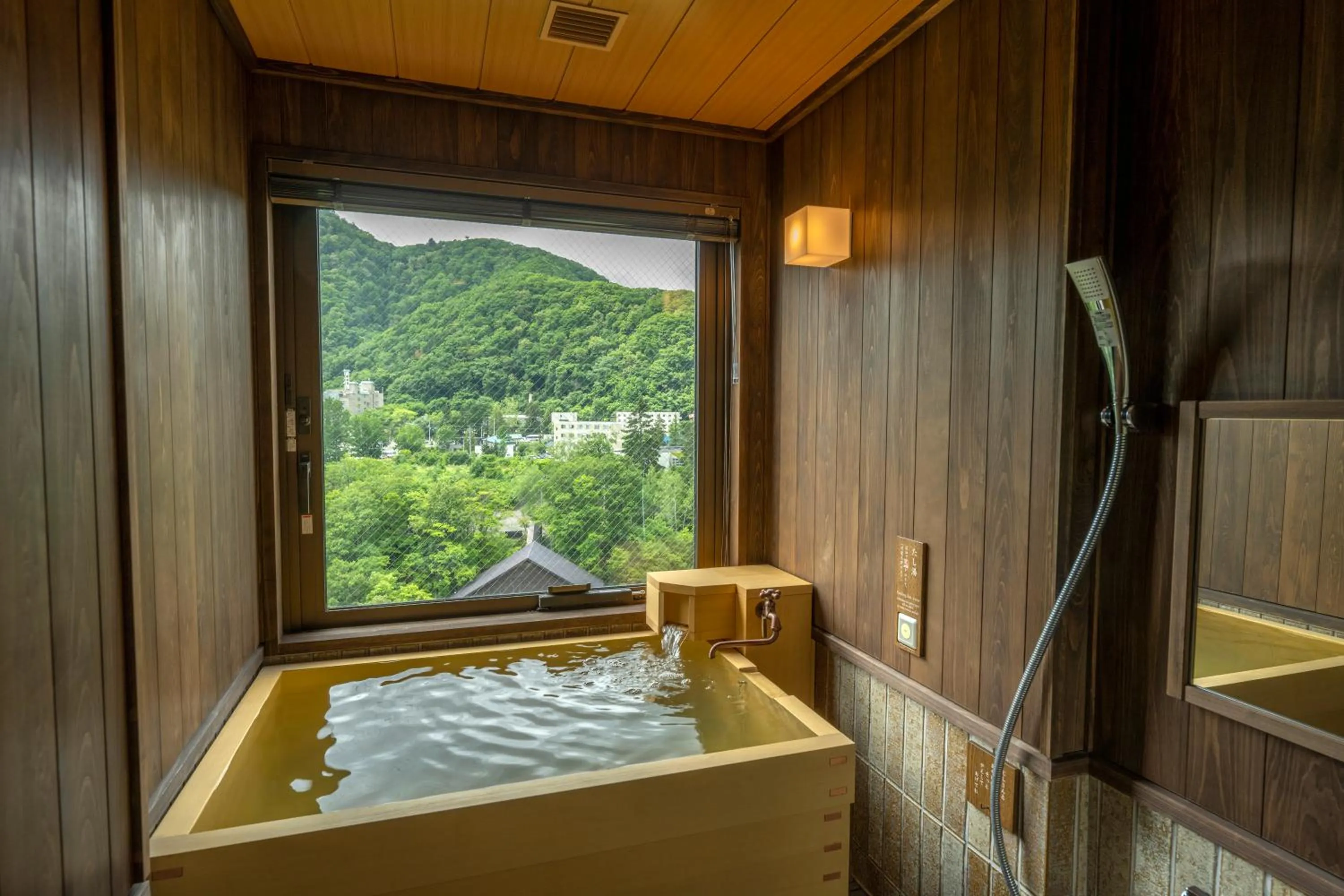 Natural landscape in Jozankei Onsen Yurakusoan