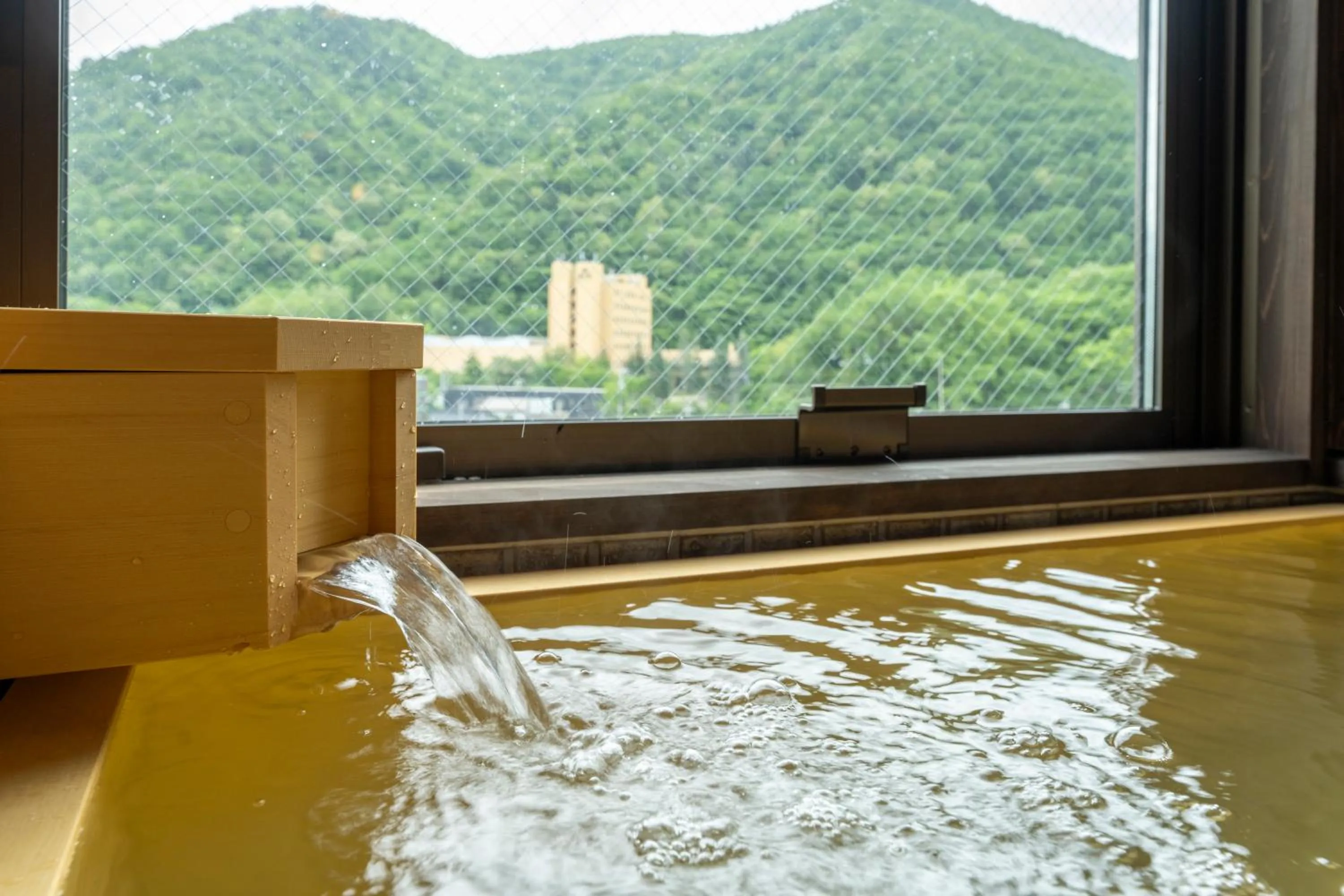 Natural landscape in Jozankei Onsen Yurakusoan