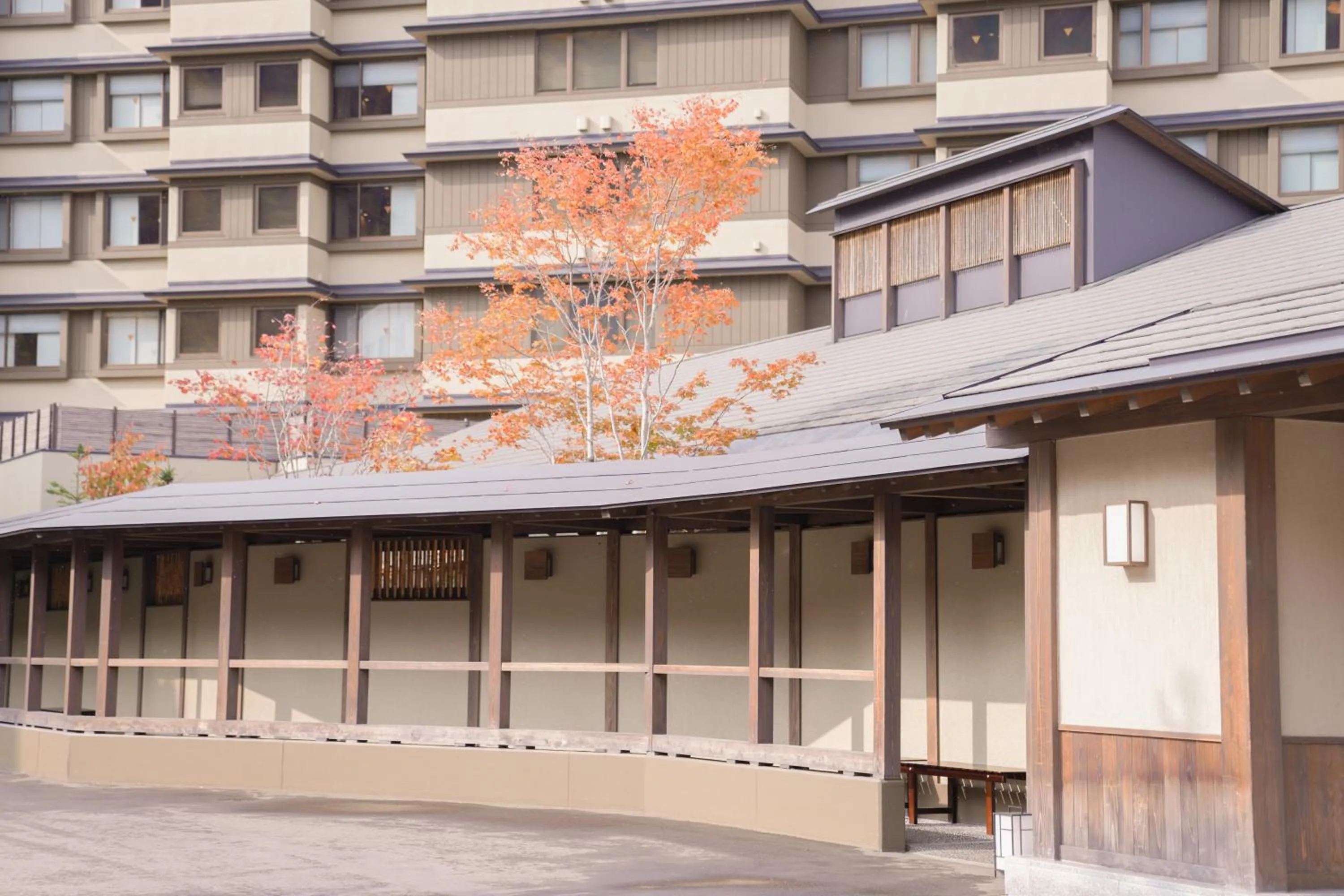 Property building in Jozankei Onsen Yurakusoan