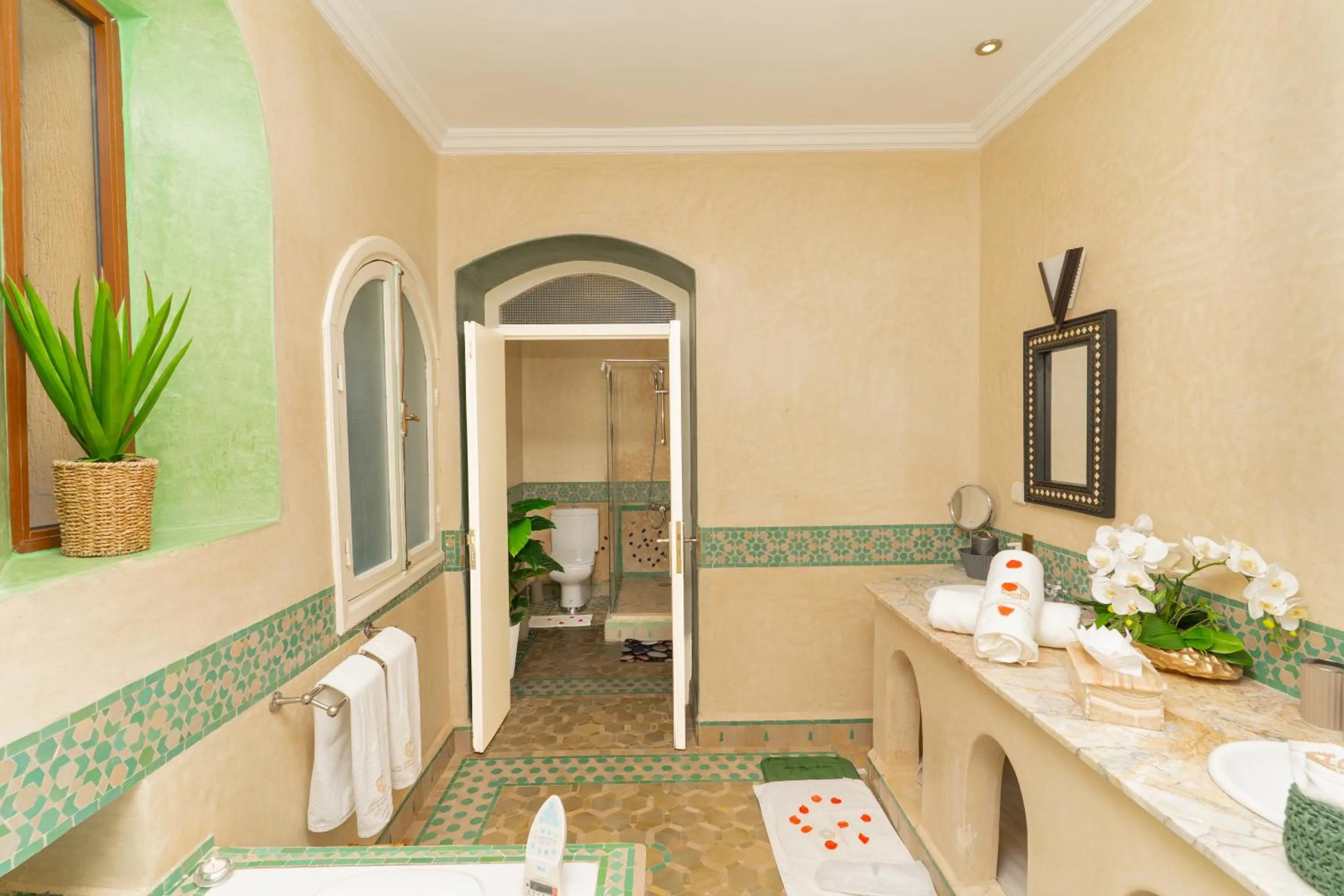 Bathroom in Palais les sources de l'atlas, Padel & spa