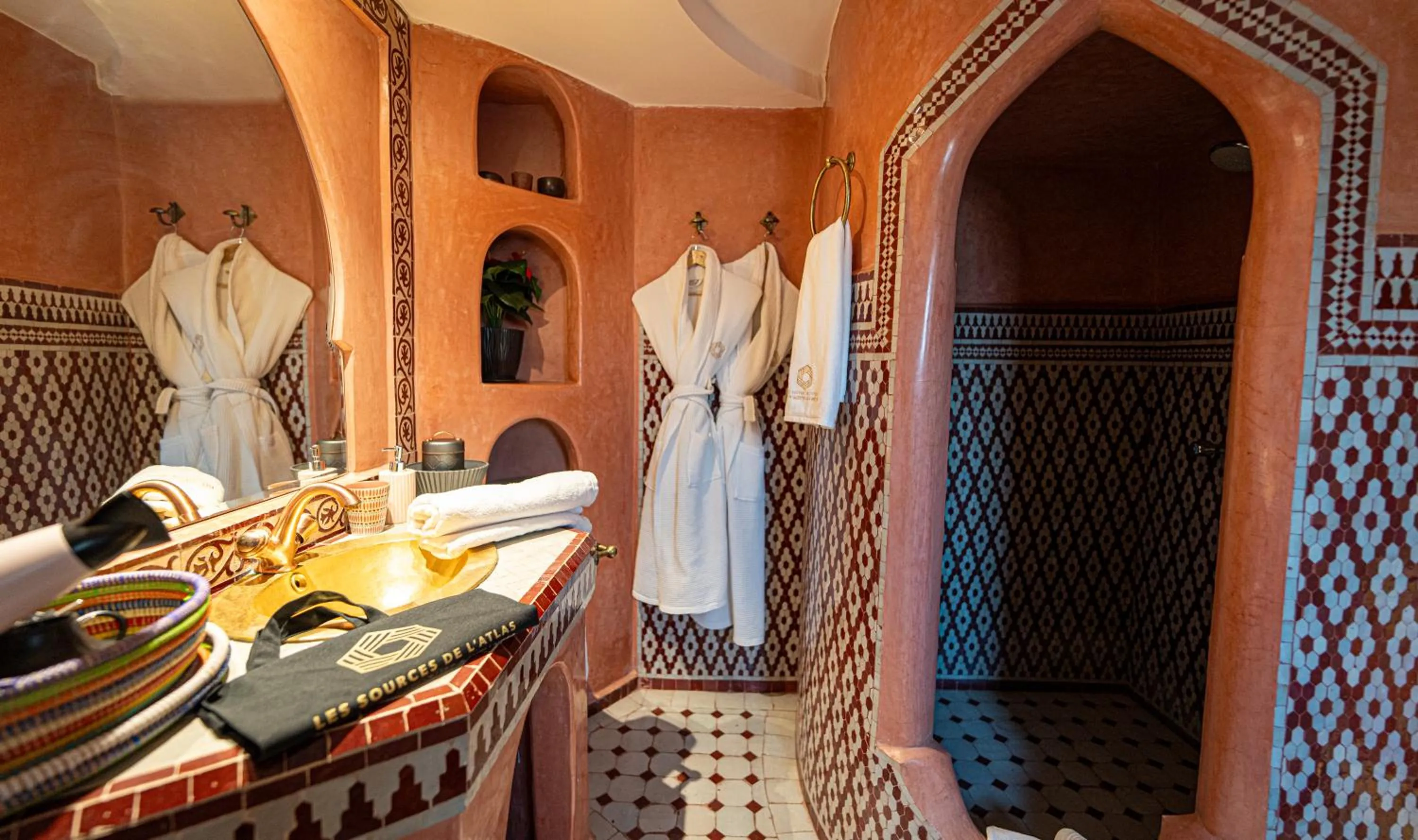 Bathroom in Palais les sources de l'atlas & spa