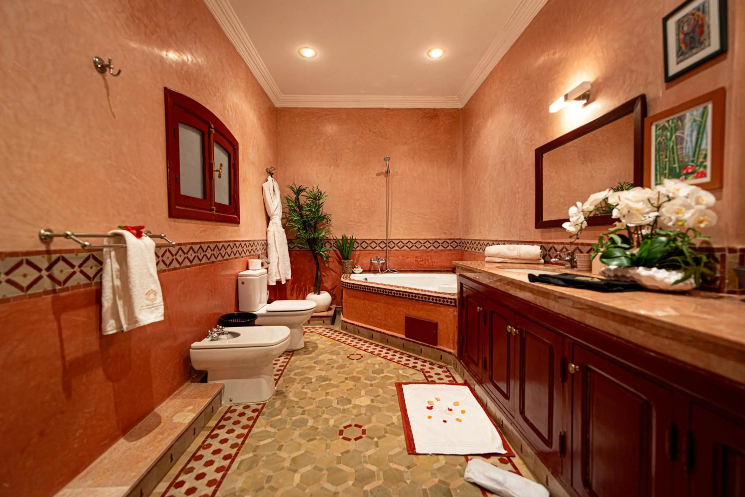 Toilet in Palais les sources de l'atlas & spa