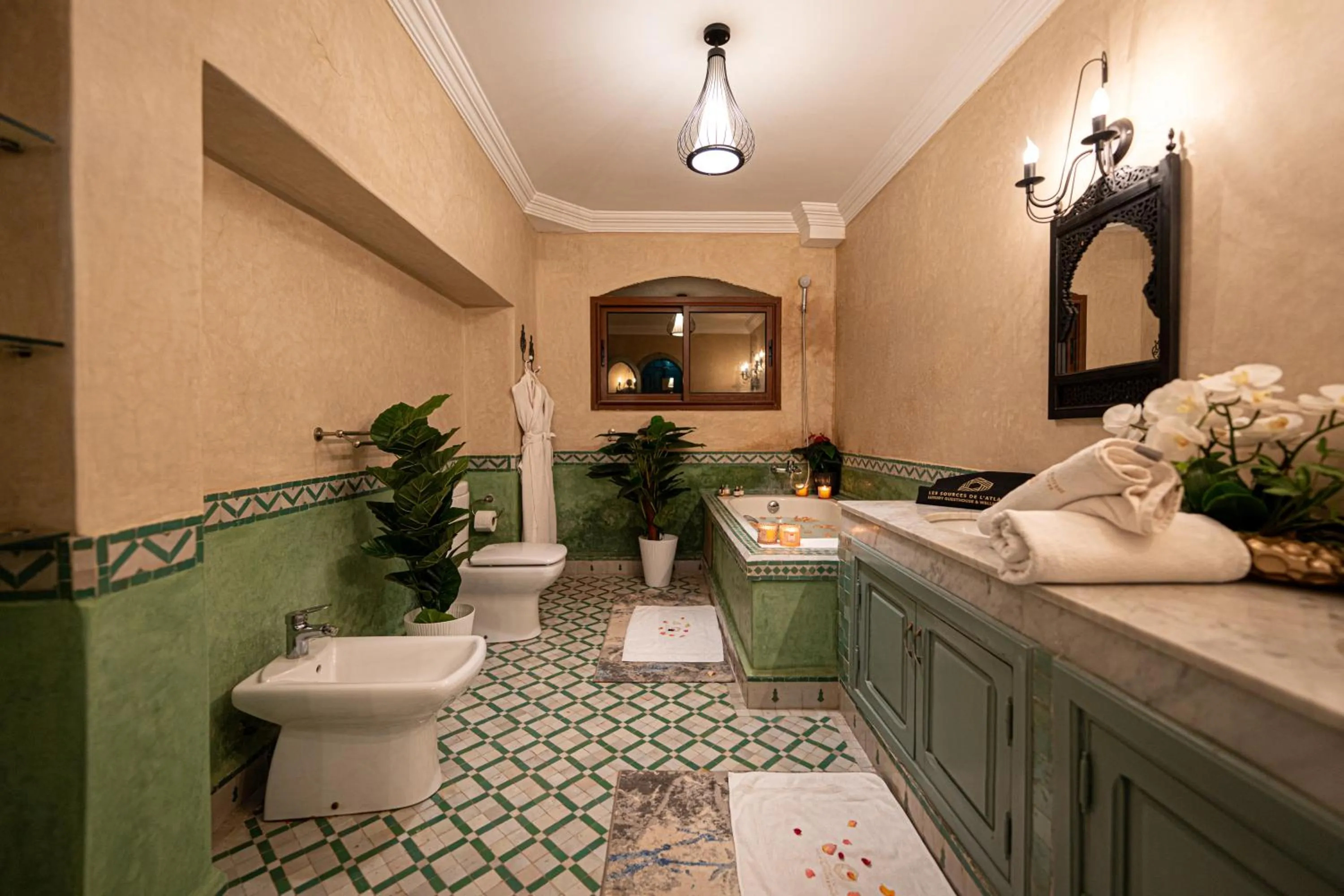 Toilet in Palais les sources de l'atlas & spa