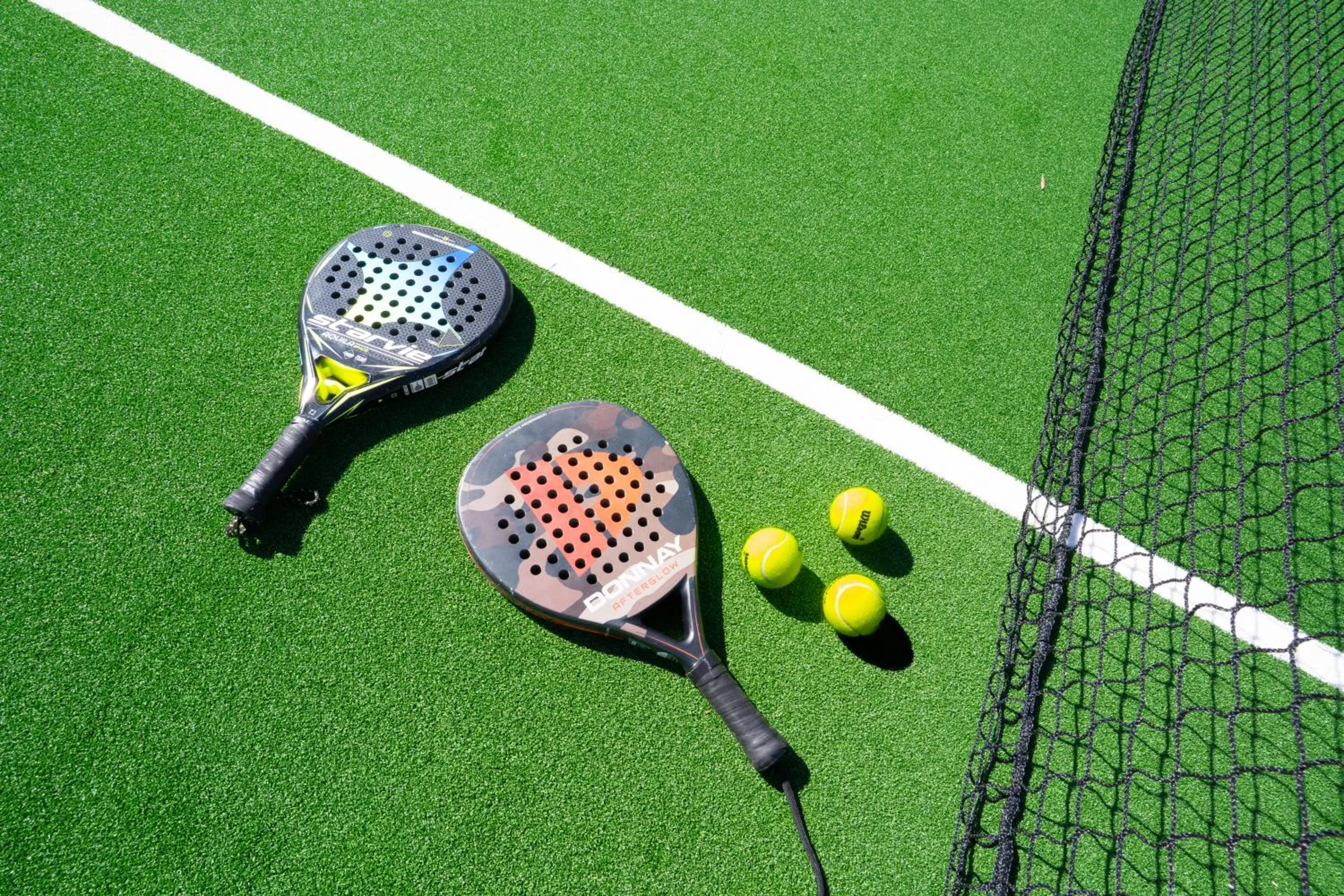 Tennis court in Palais les sources de l'atlas, Padel & spa
