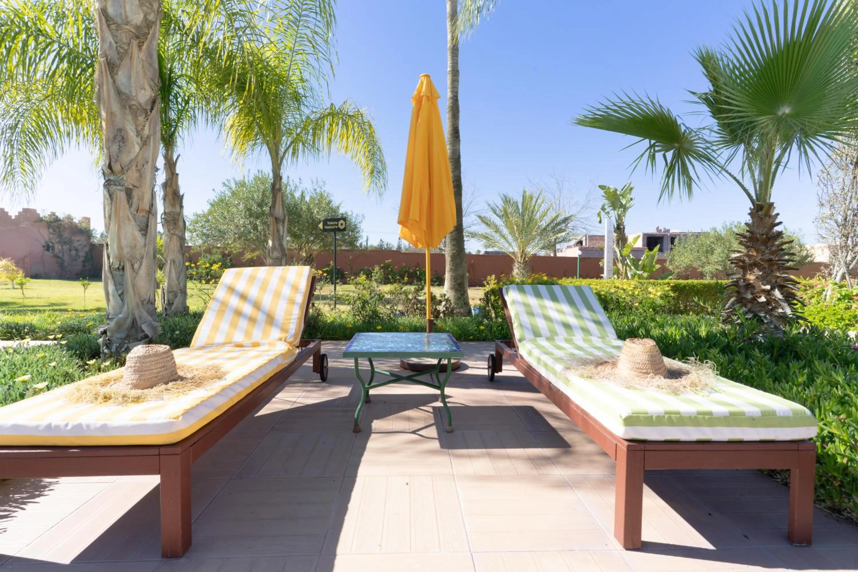 Garden in Palais les sources de l'atlas, Padel & spa