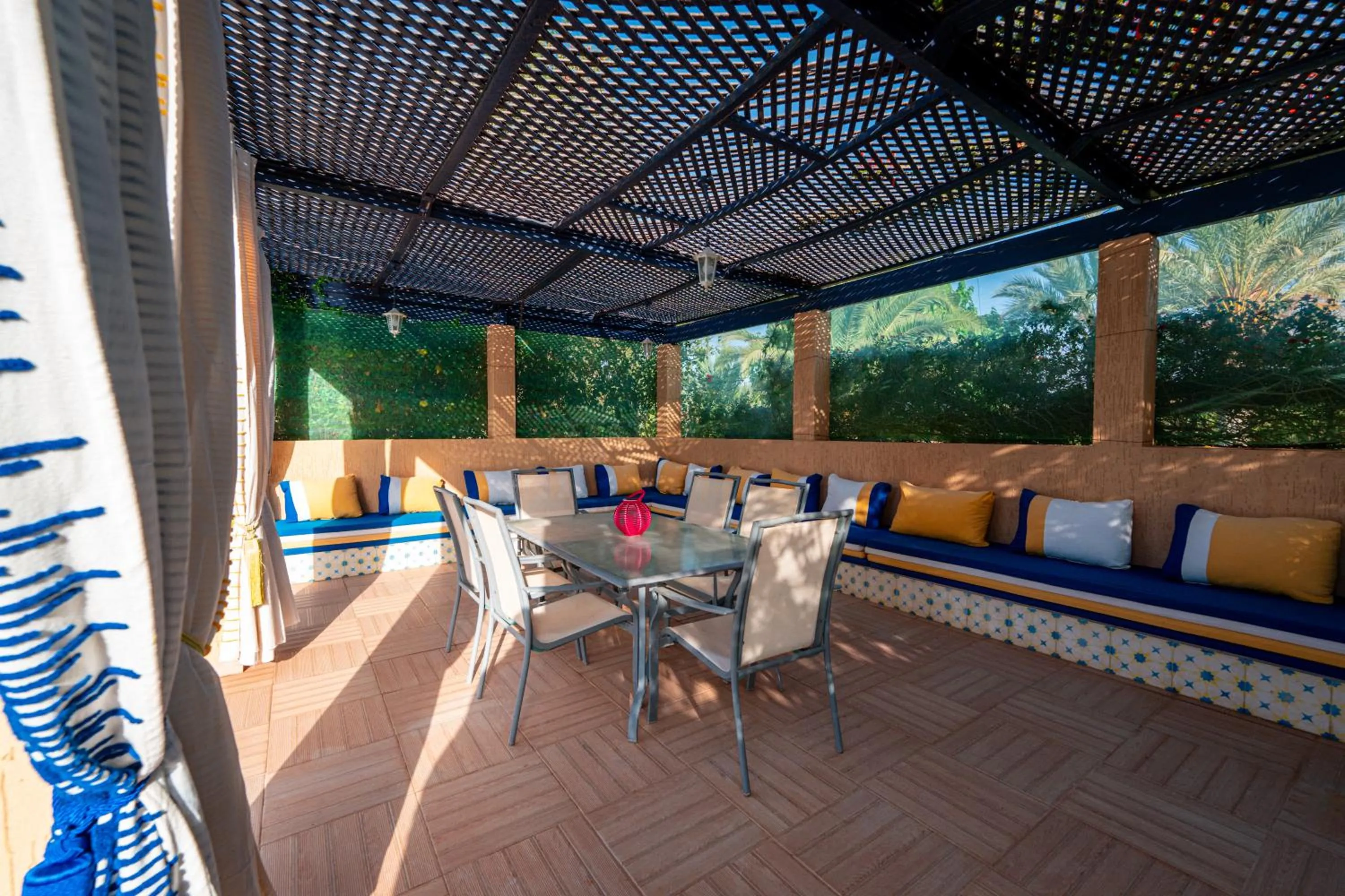 Patio in Palais les sources de l'atlas & spa