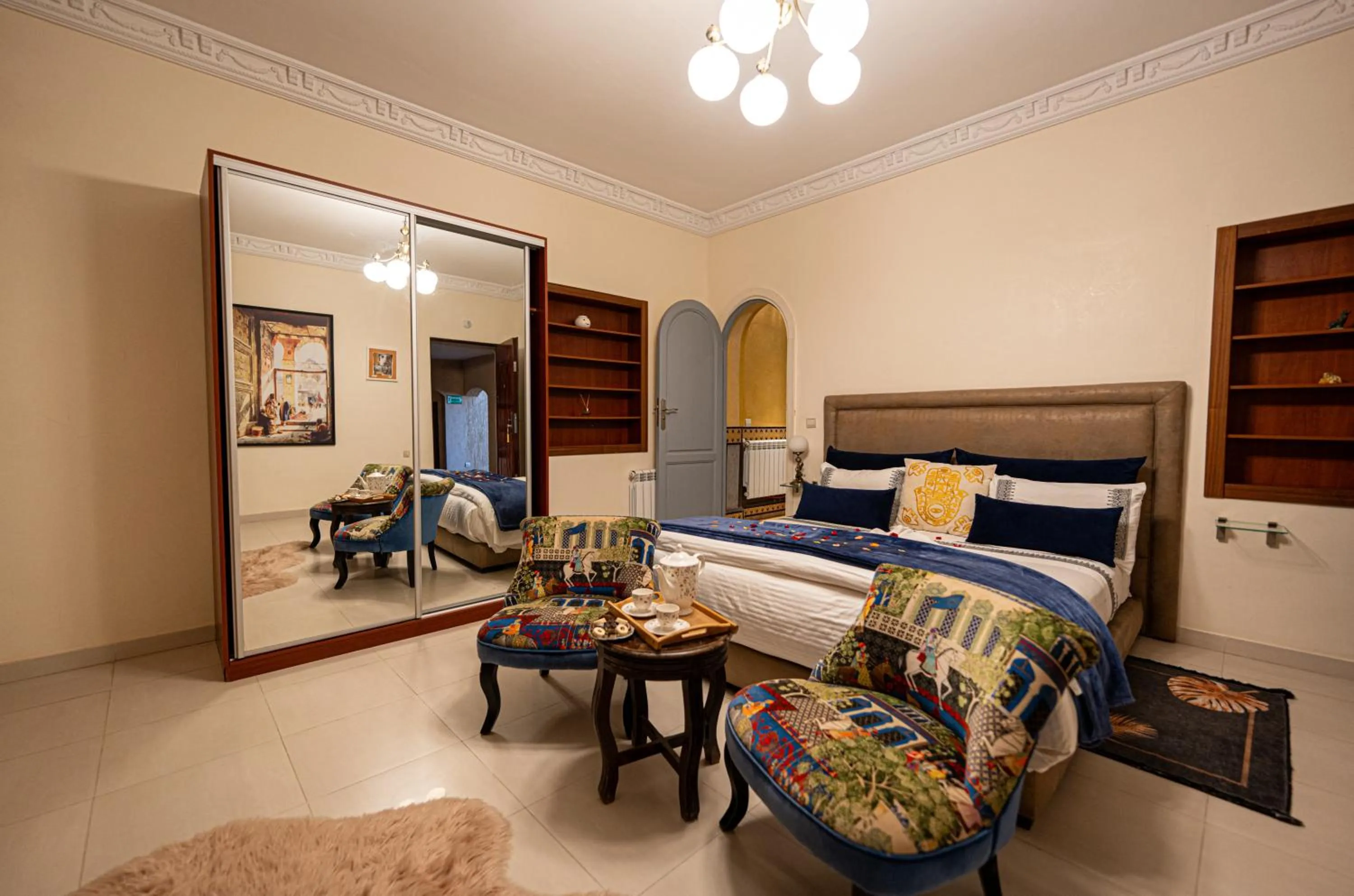 Bedroom, Bed in Palais les sources de l'atlas, Padel & spa