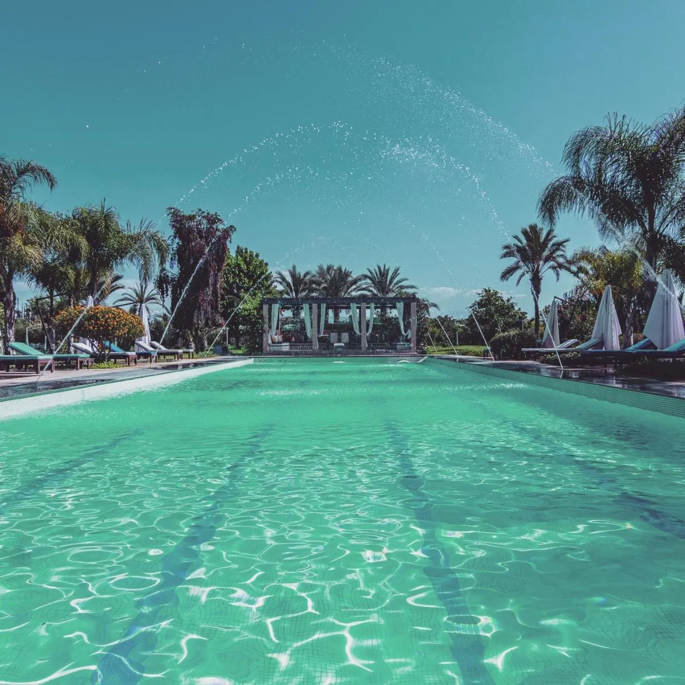 Swimming pool in Palais les sources de l'atlas & spa