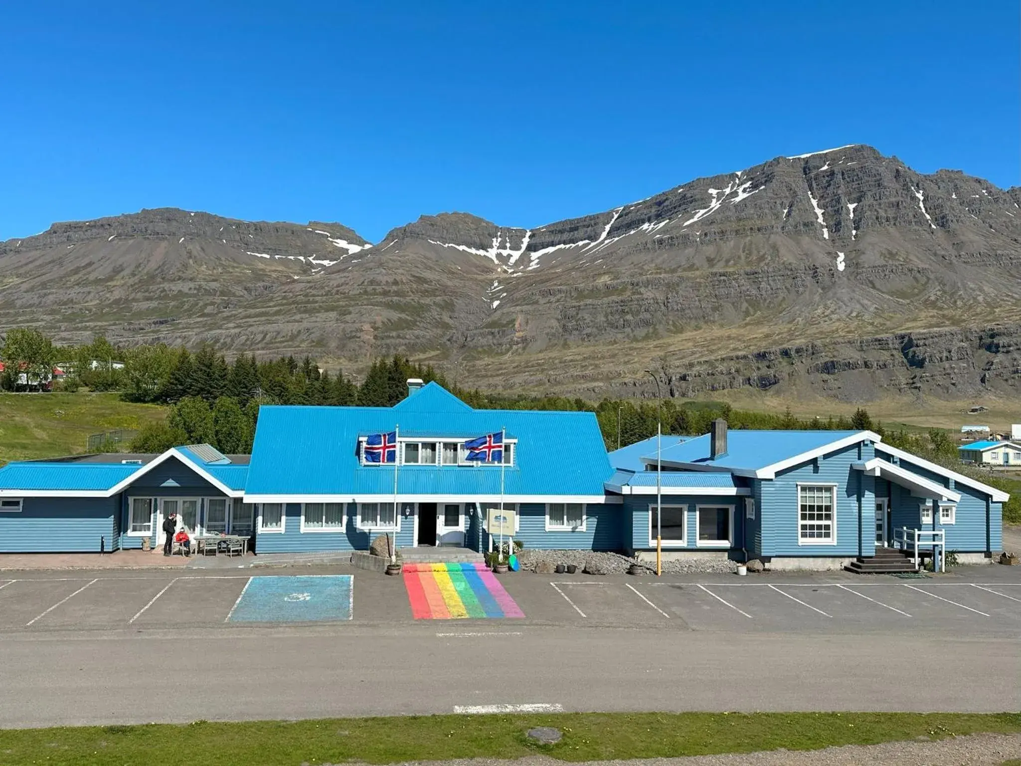 Facade/entrance in Hotel Breiddalsvik Facade/entrance in Hotel Breiddalsvik