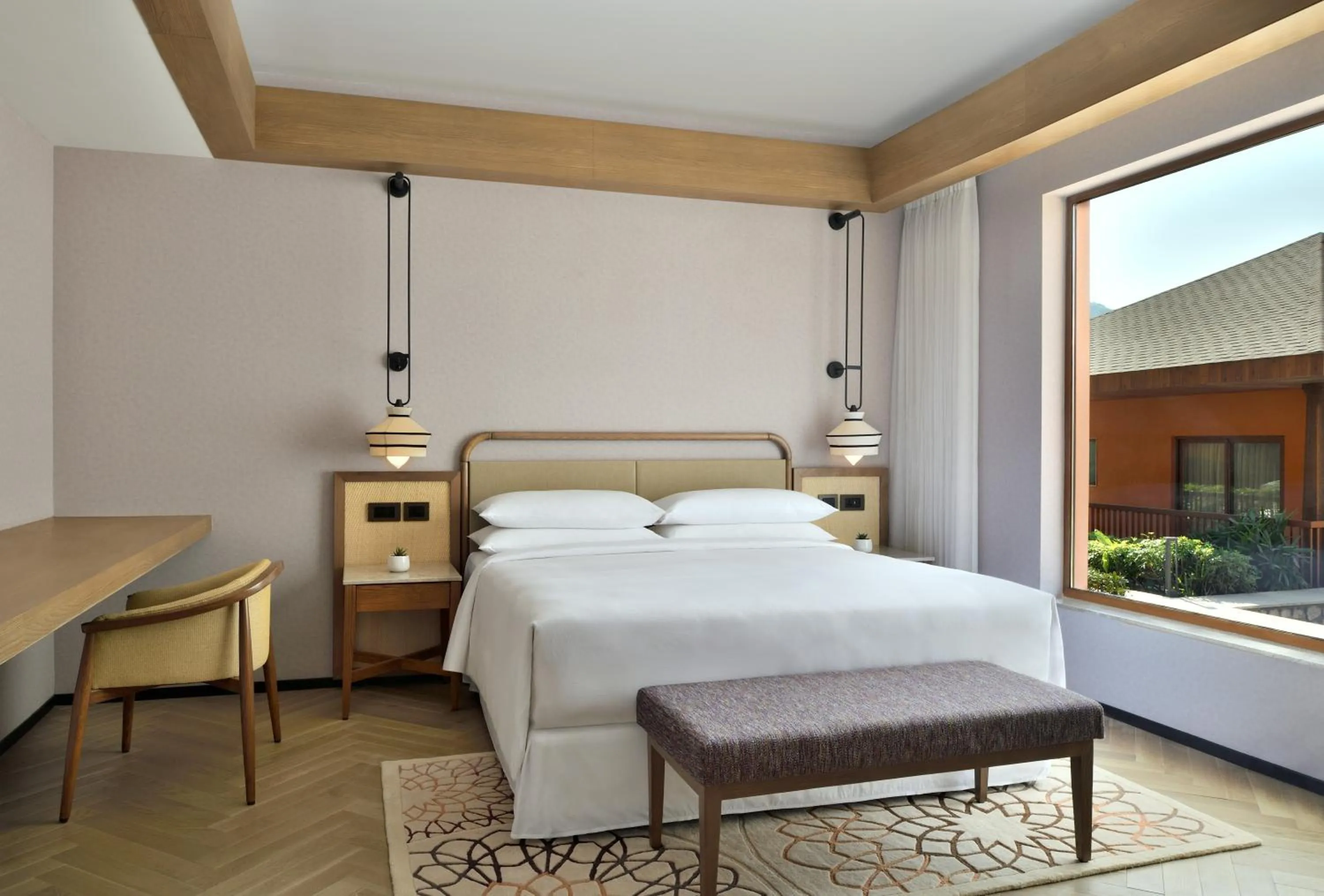 Bedroom, Bed in Mulberry Shades Bengaluru Nandi Hills - a Tribute Portfolio Resort