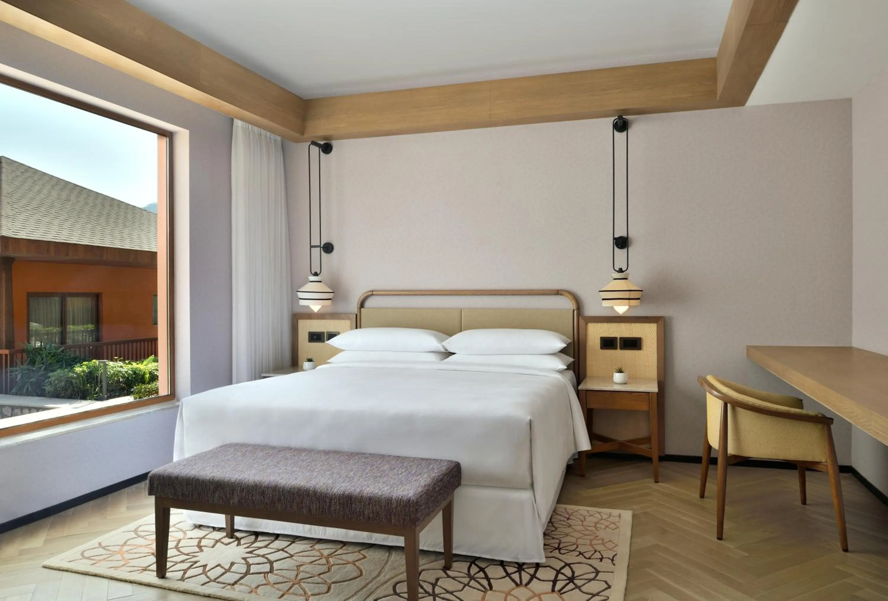 Bedroom, Bed in Mulberry Shades Bengaluru Nandi Hills - a Tribute Portfolio Resort