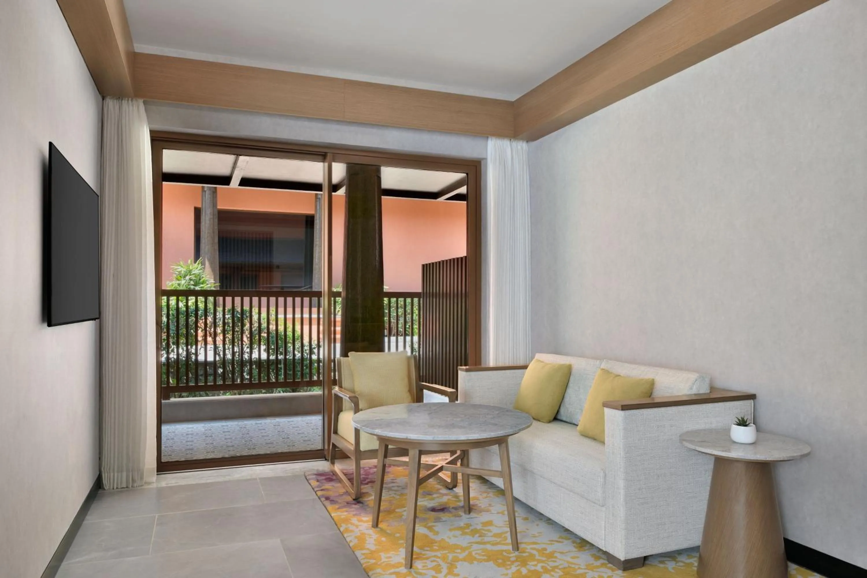 Living room in Mulberry Shades Bengaluru Nandi Hills - a Tribute Portfolio Resort