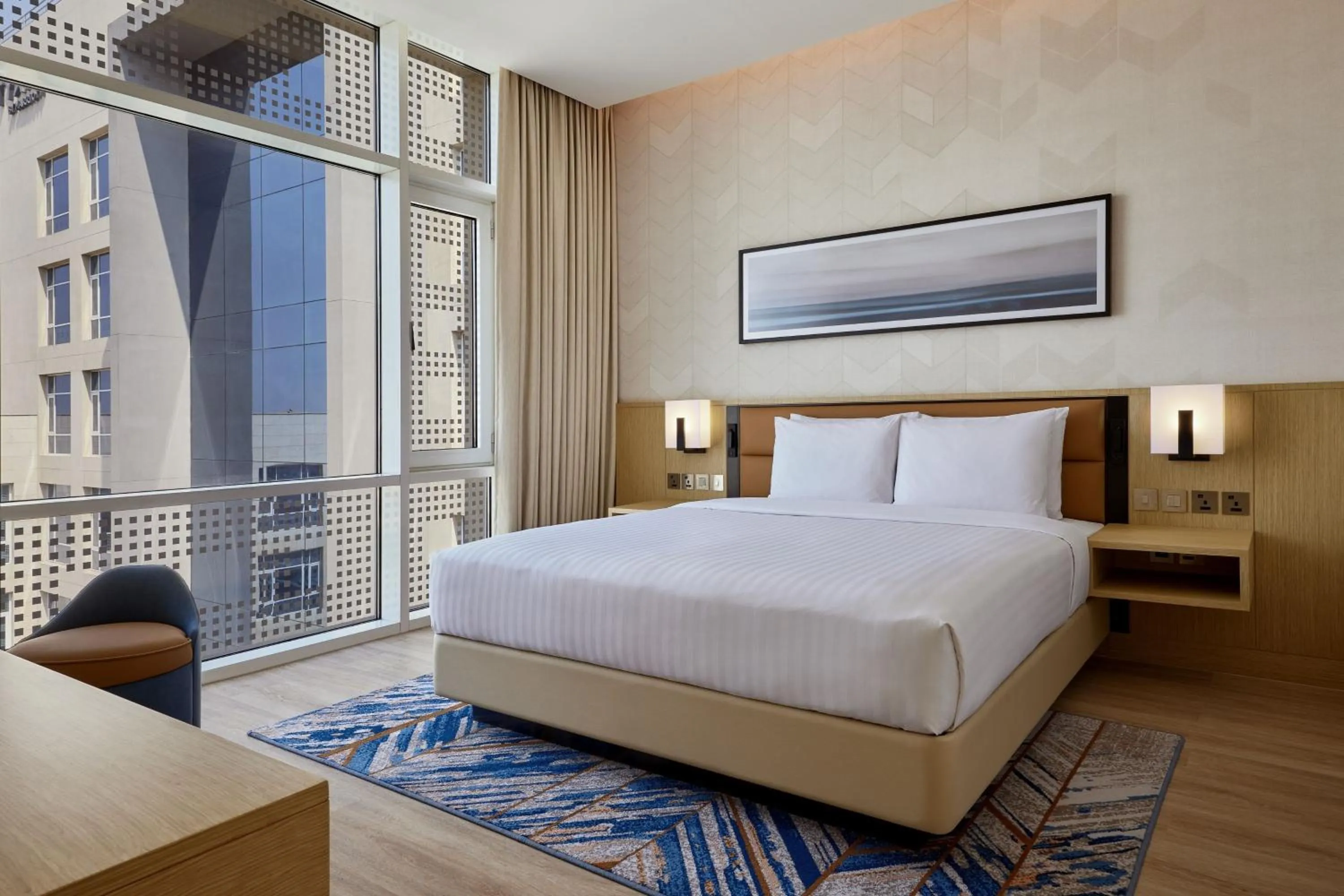 Bedroom, Bed in Courtyard by Marriott Jubail