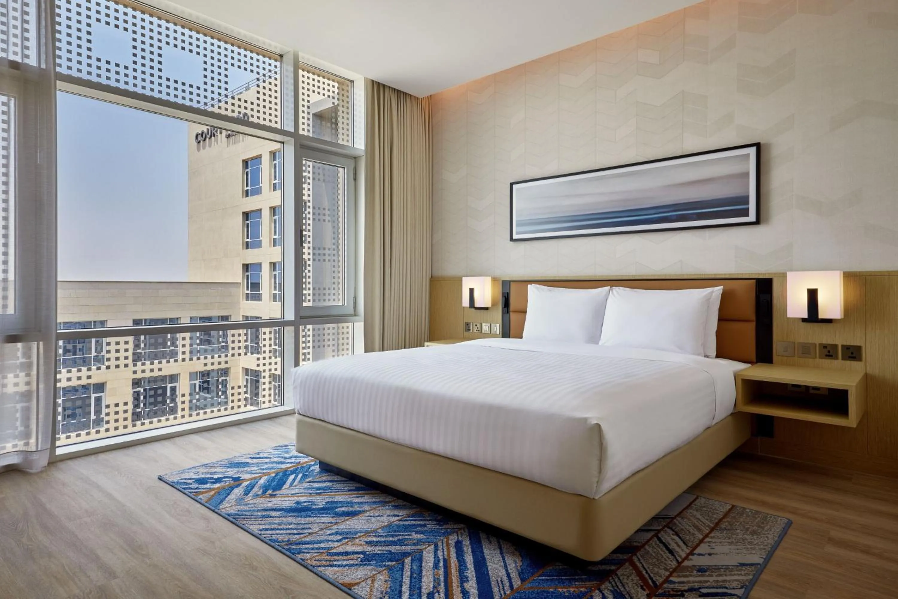 Photo of the whole room, Bed in Courtyard by Marriott Jubail