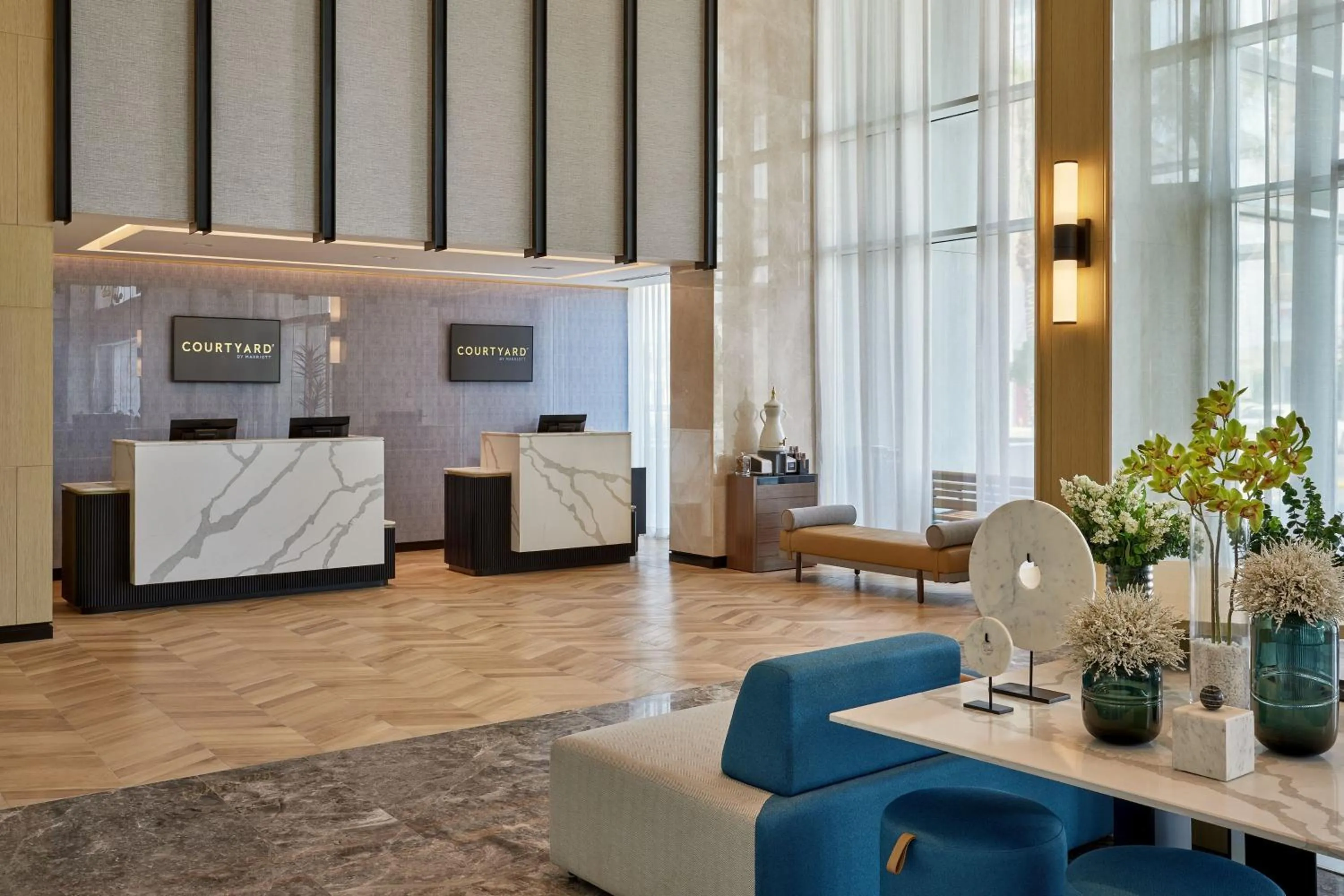 Lobby or reception in Courtyard by Marriott Jubail