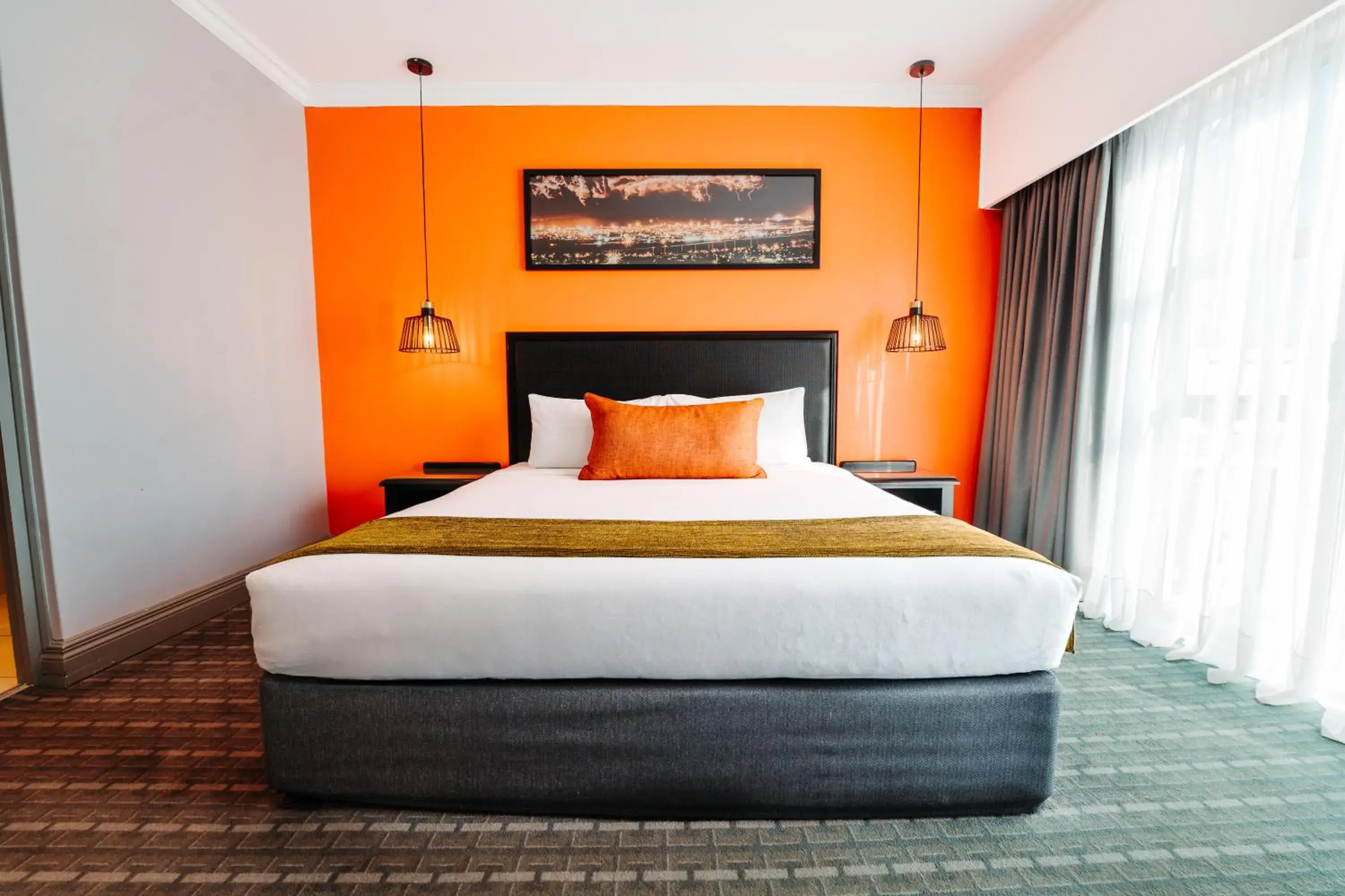 Bedroom, Bed in Blackrock Hotel Bedroom, Bed in Blackrock Hotel