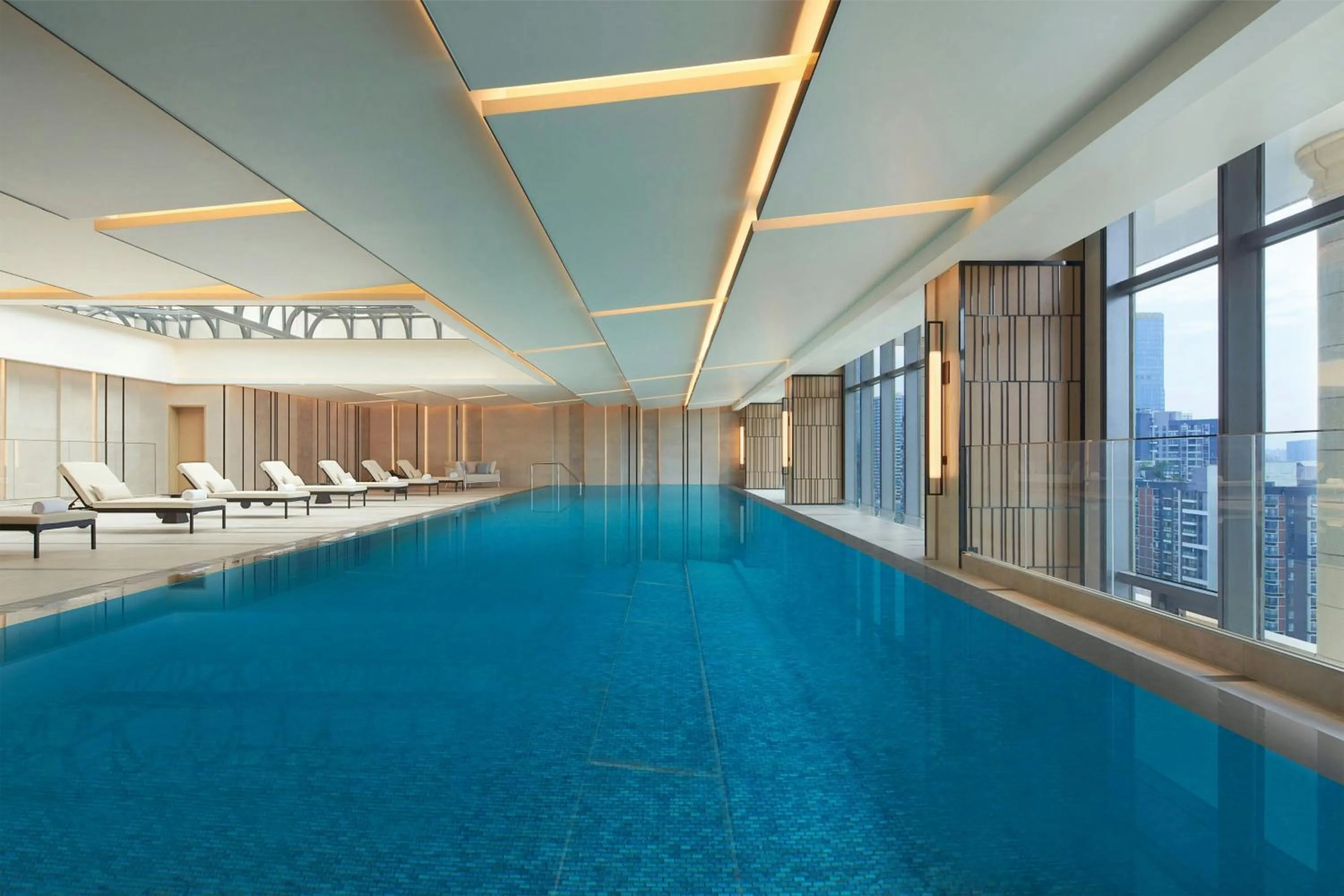 Swimming pool in Courtyard by Marriott Foshan