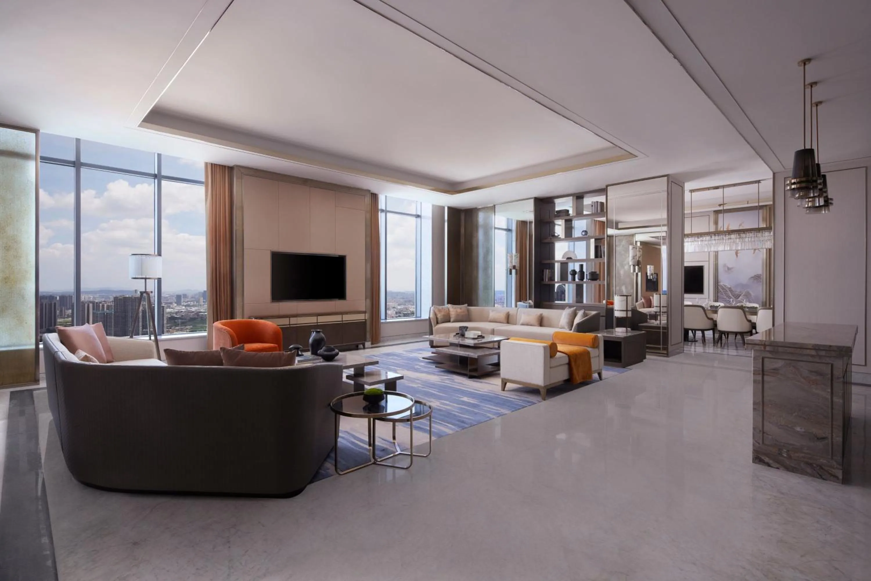 Living room in Foshan Marriott Hotel