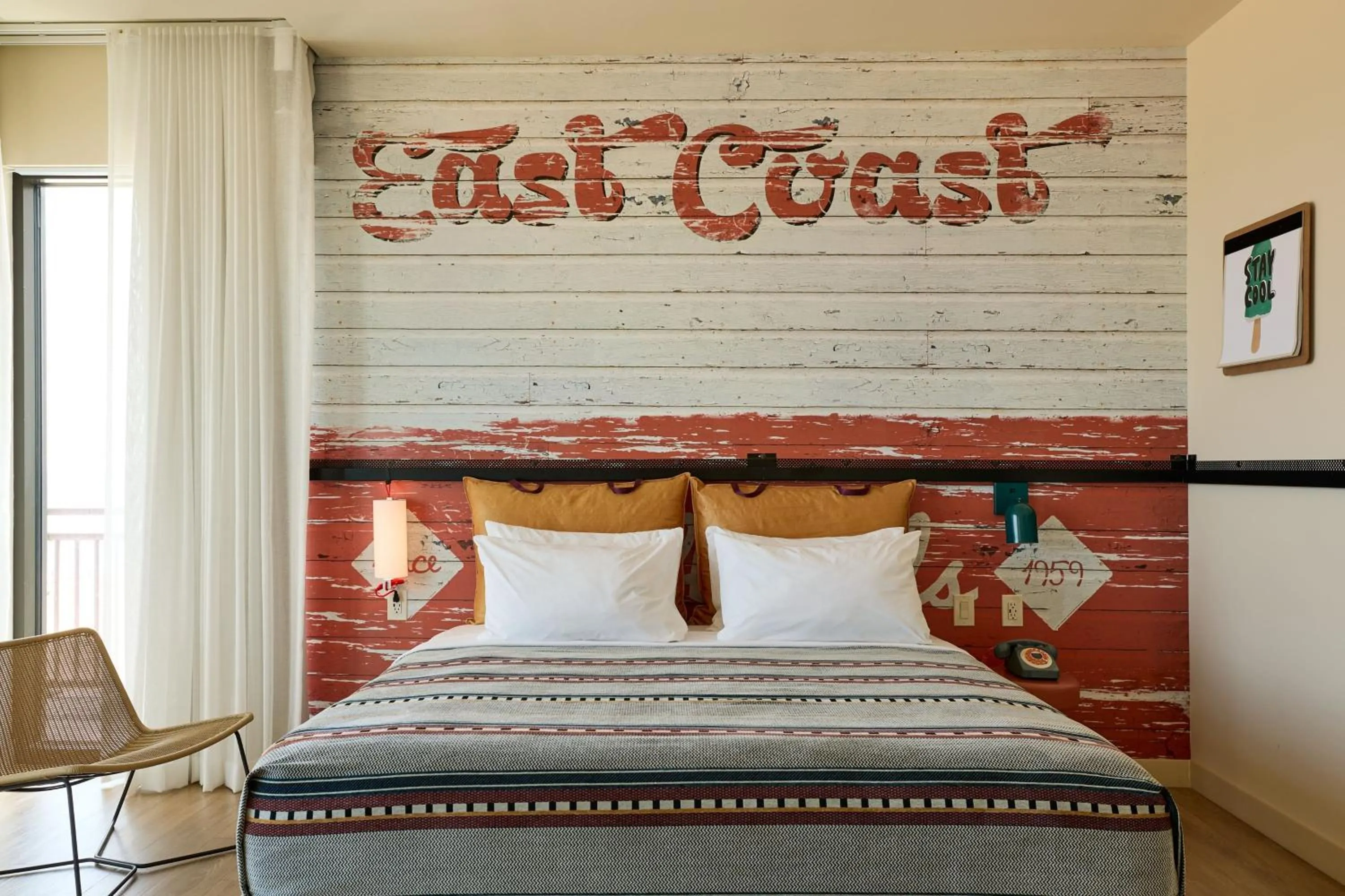 Photo of the whole room, Bed in Moxy Virginia Beach Oceanfront