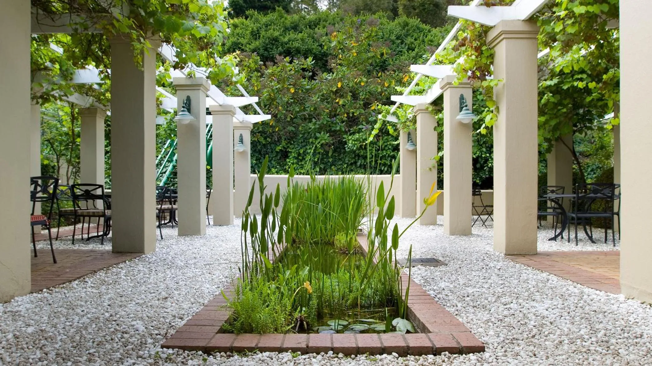 Patio in The Caledon Hotel and Spa