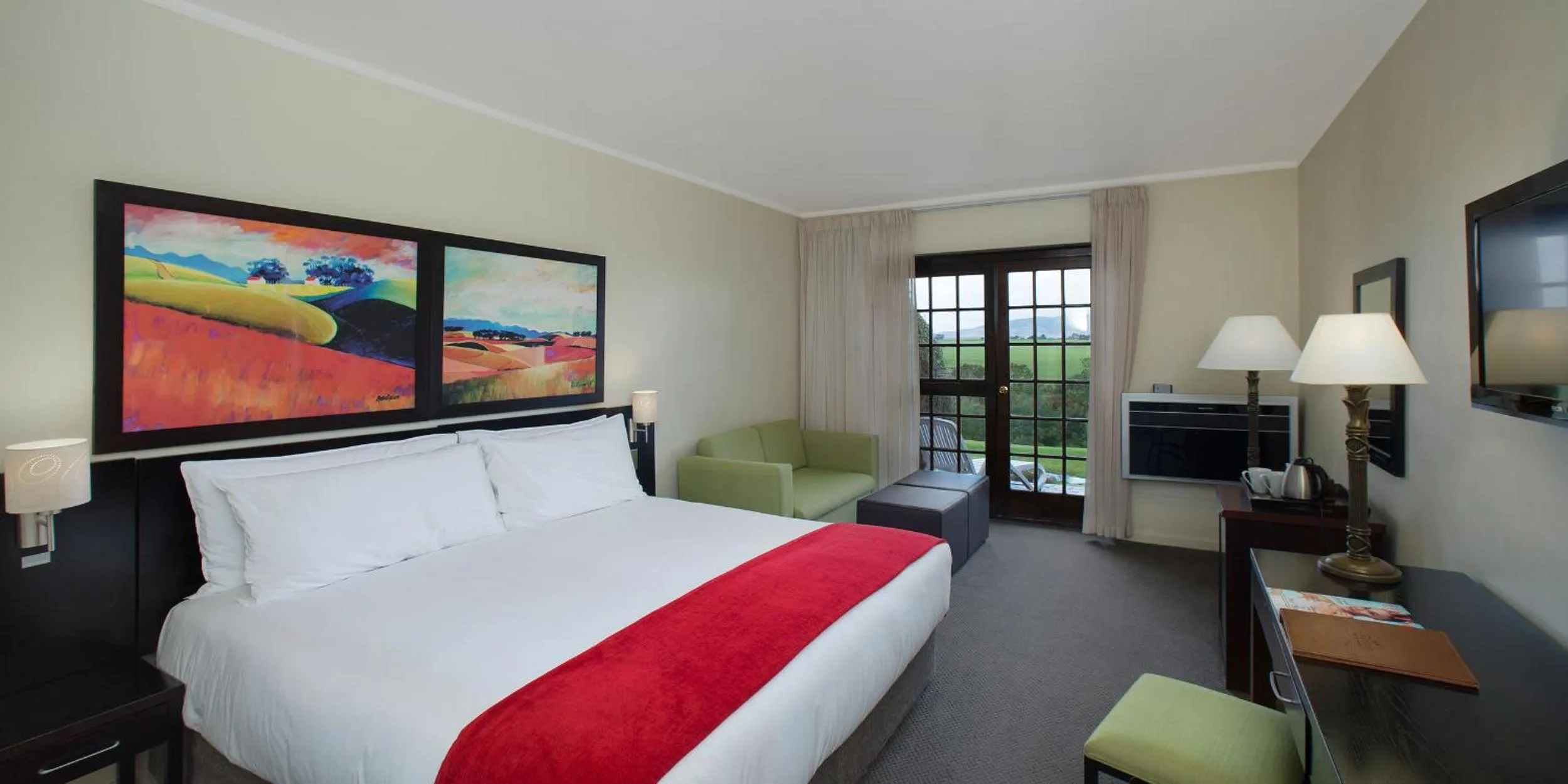Photo of the whole room, Bed in The Caledon Hotel and Spa
