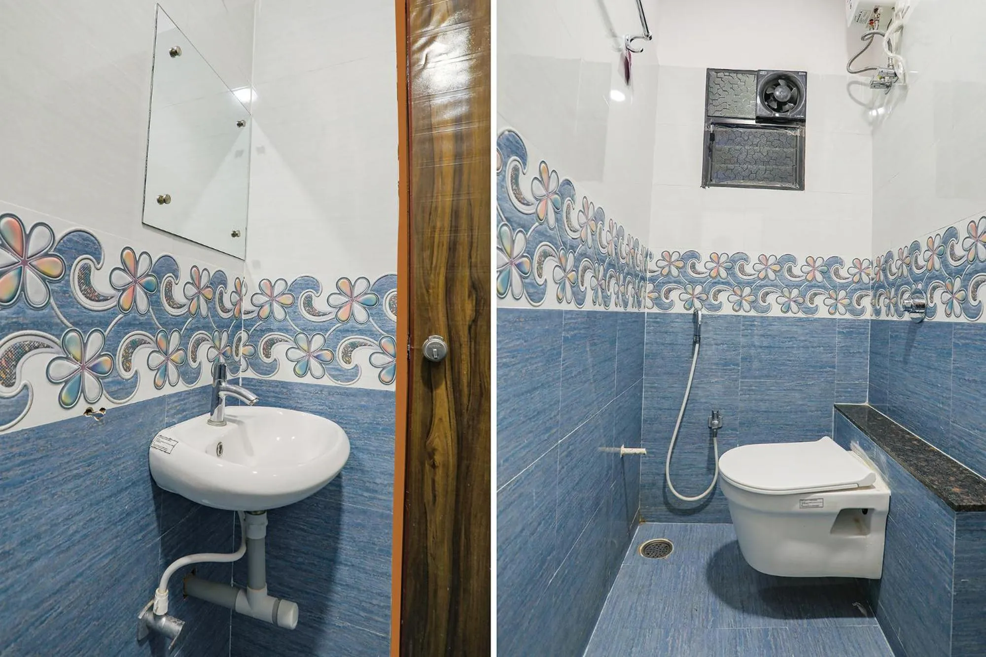 Bathroom in FabHotel Royal Stay - Beltarodi