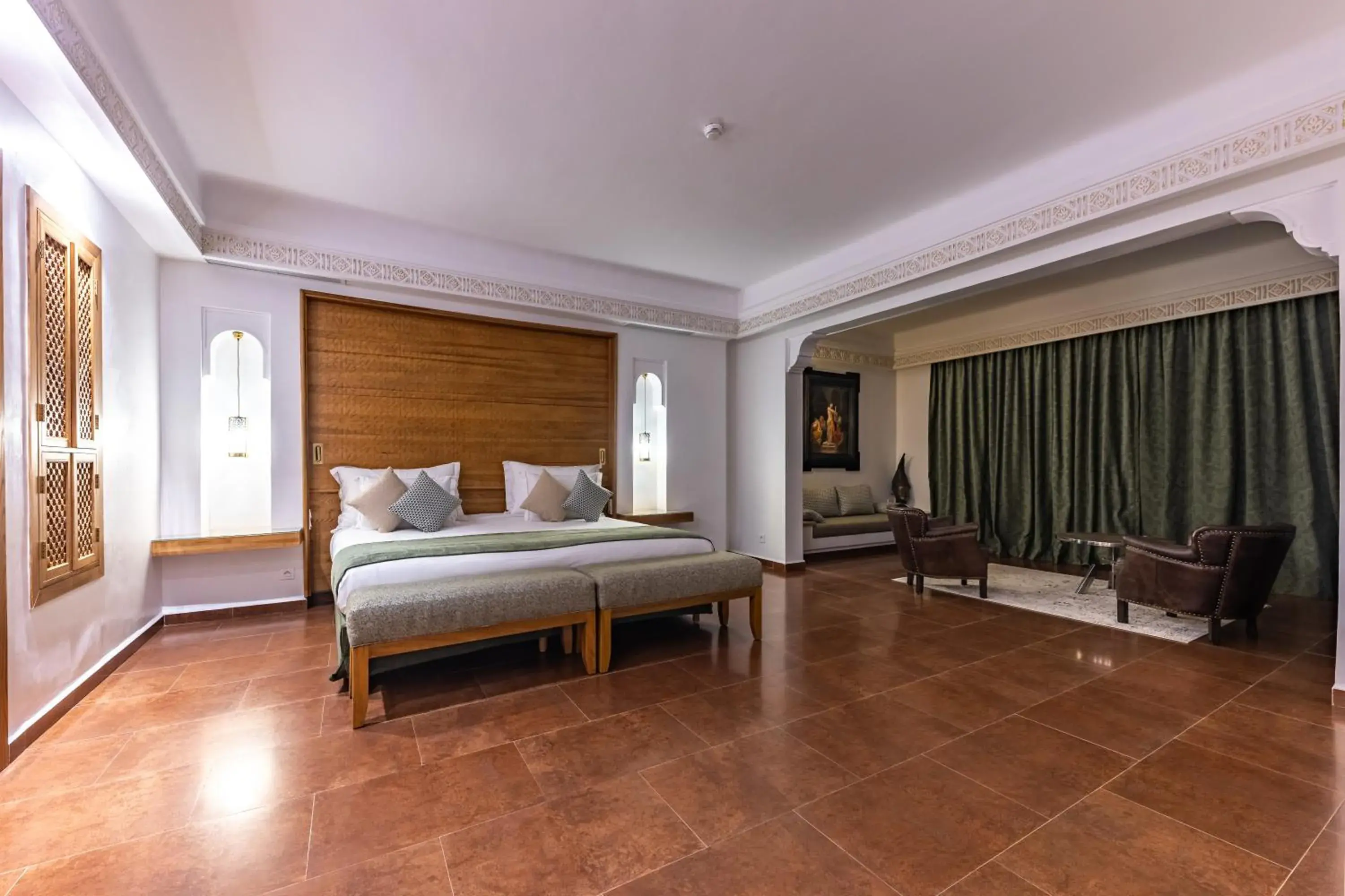 Bed in Tikida Golf Palace Bed in Tikida Golf Palace