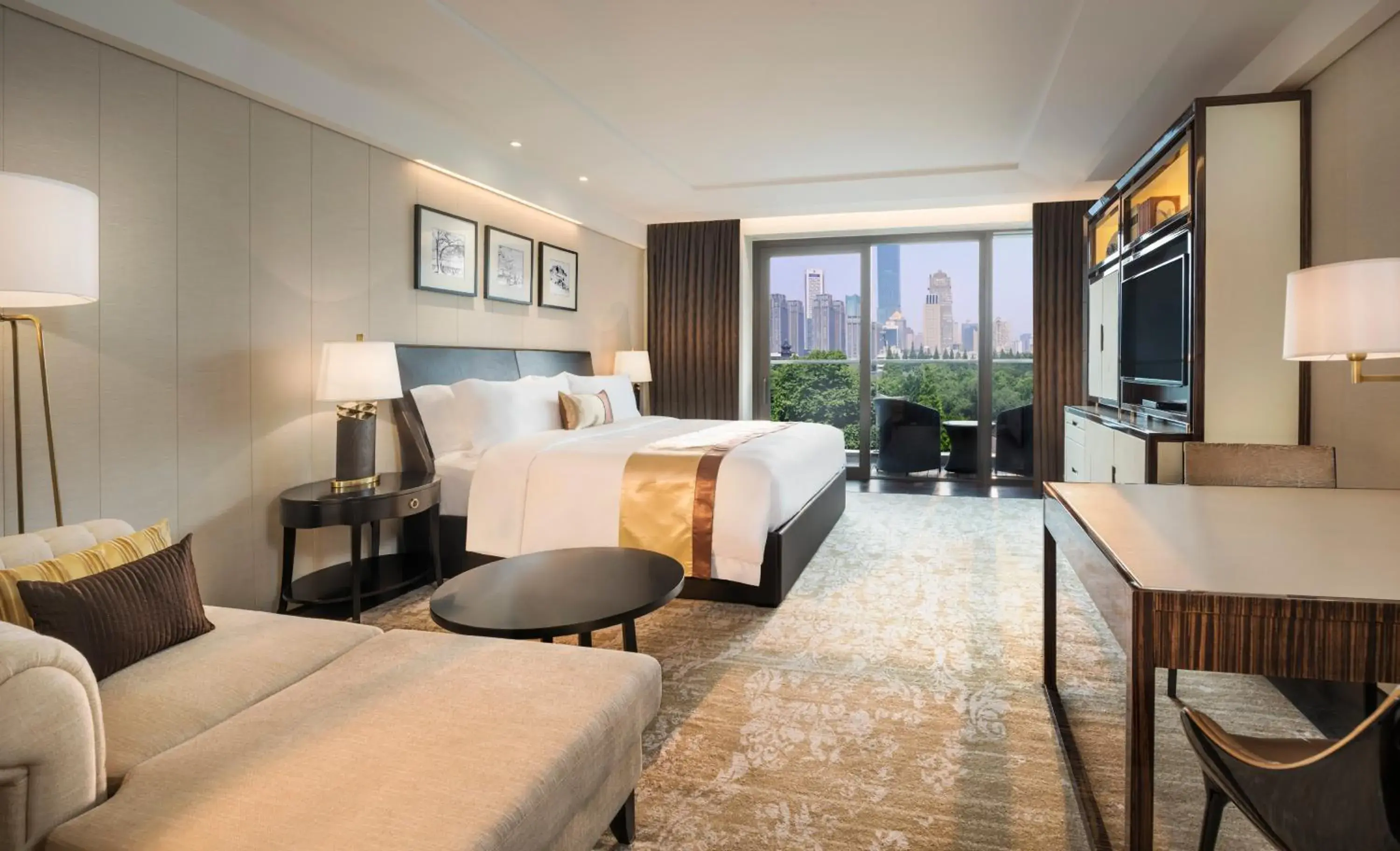 Superior Terrace King Room with Garden View in The Grand Mansion Hotel,Nanjing Superior Terrace King Room with Garden View in The Grand Mansion Hotel,Nanjing